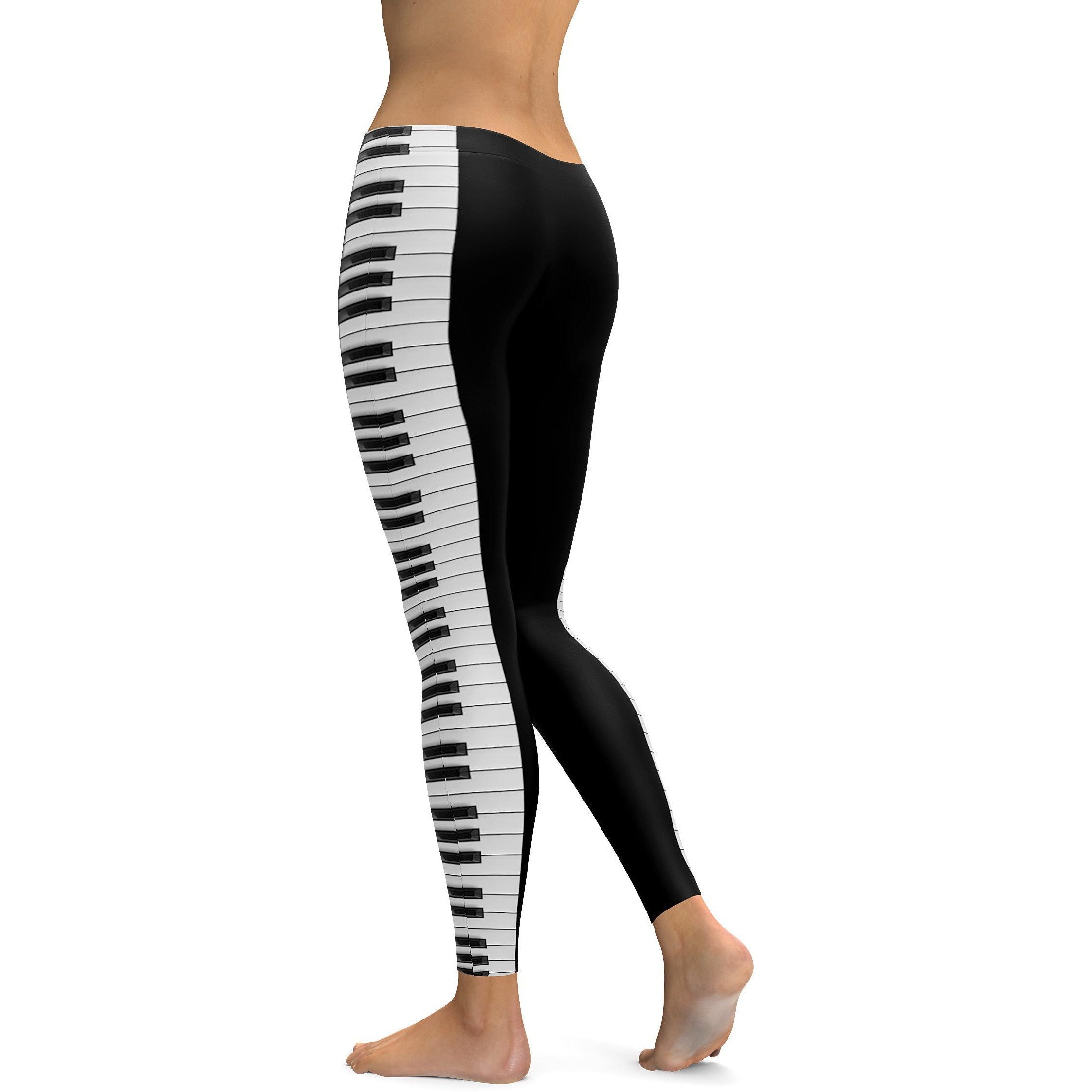 Piano Leggings - GearBunch Leggings / Yoga Pants