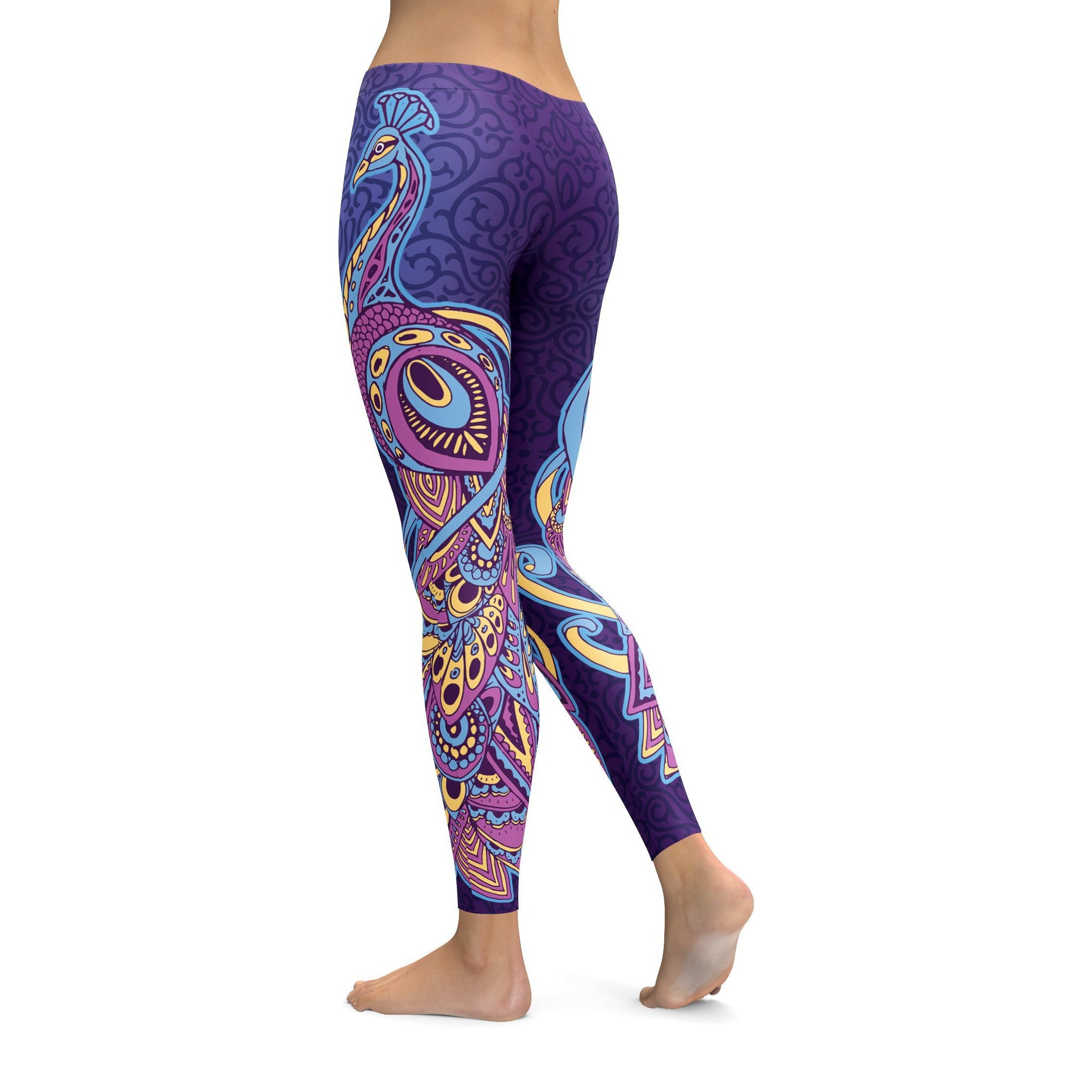 Ornamental Peacock Leggings