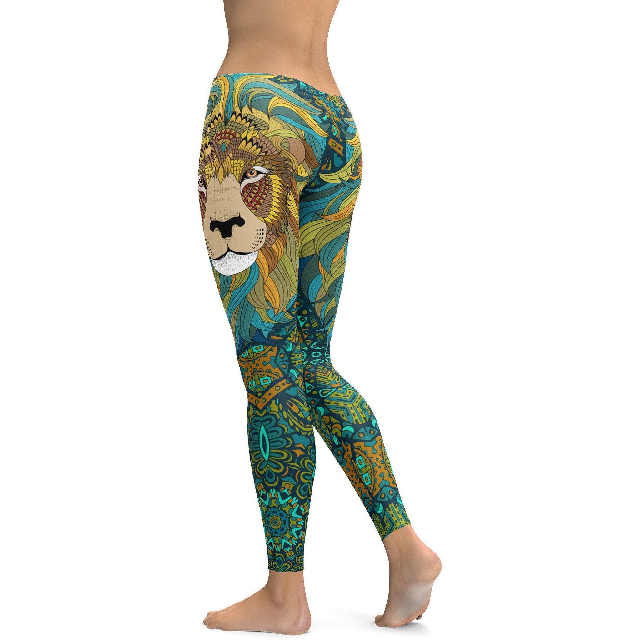 Lion Leggings / Yoga Pants - GearBunch Leggings / Yoga Pants