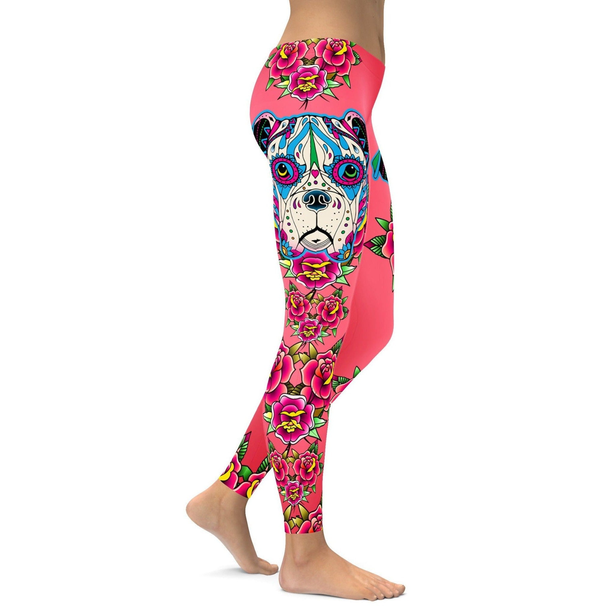 GearBunch | Sugar Skull Boxer Leggings