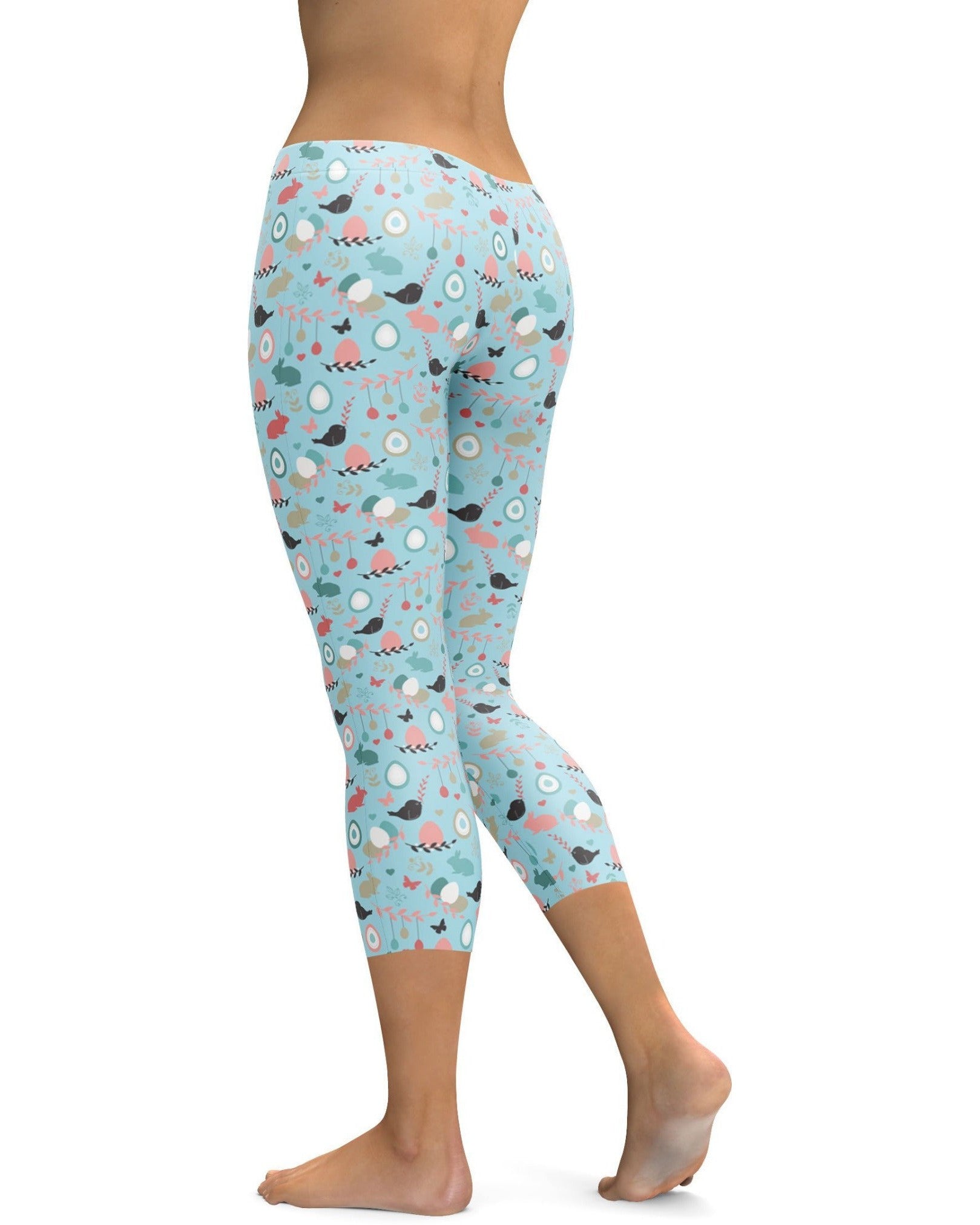 Cute Easter Pattern Capris | Gearbunch