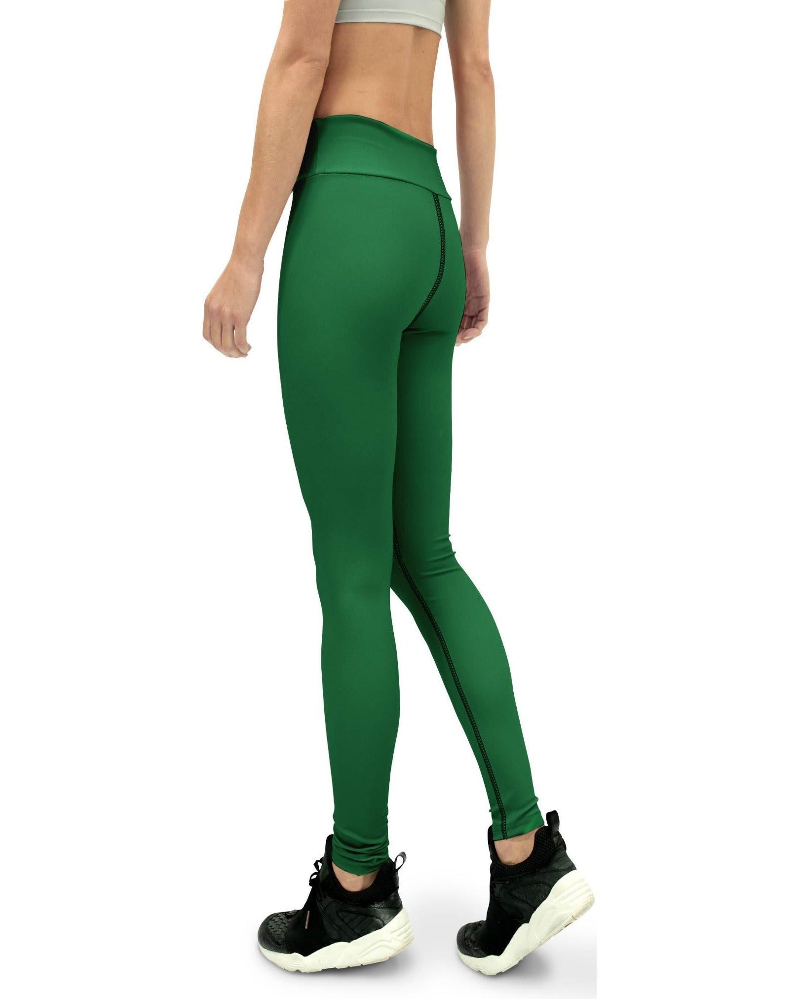 Solid Irish Green Yoga Pants | Gearbunch