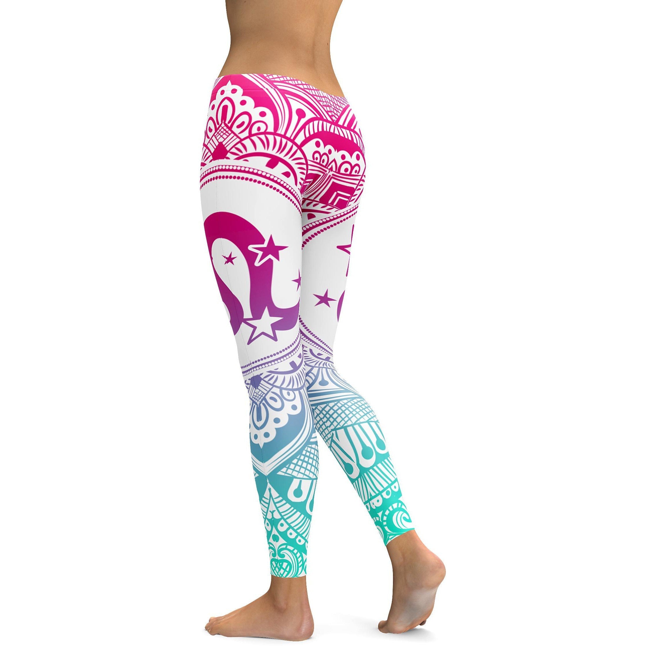 Bright Leo Leggings - GearBunch Leggings / Yoga Pants