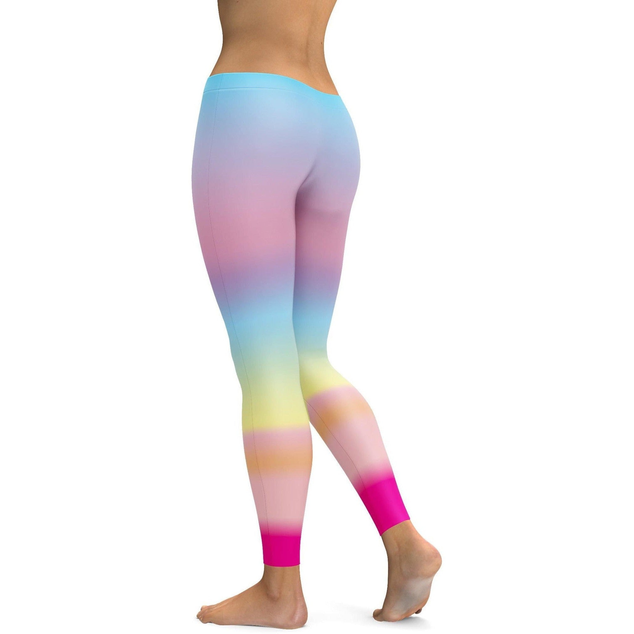 GearBunch - Pastel Rainbow Leggings