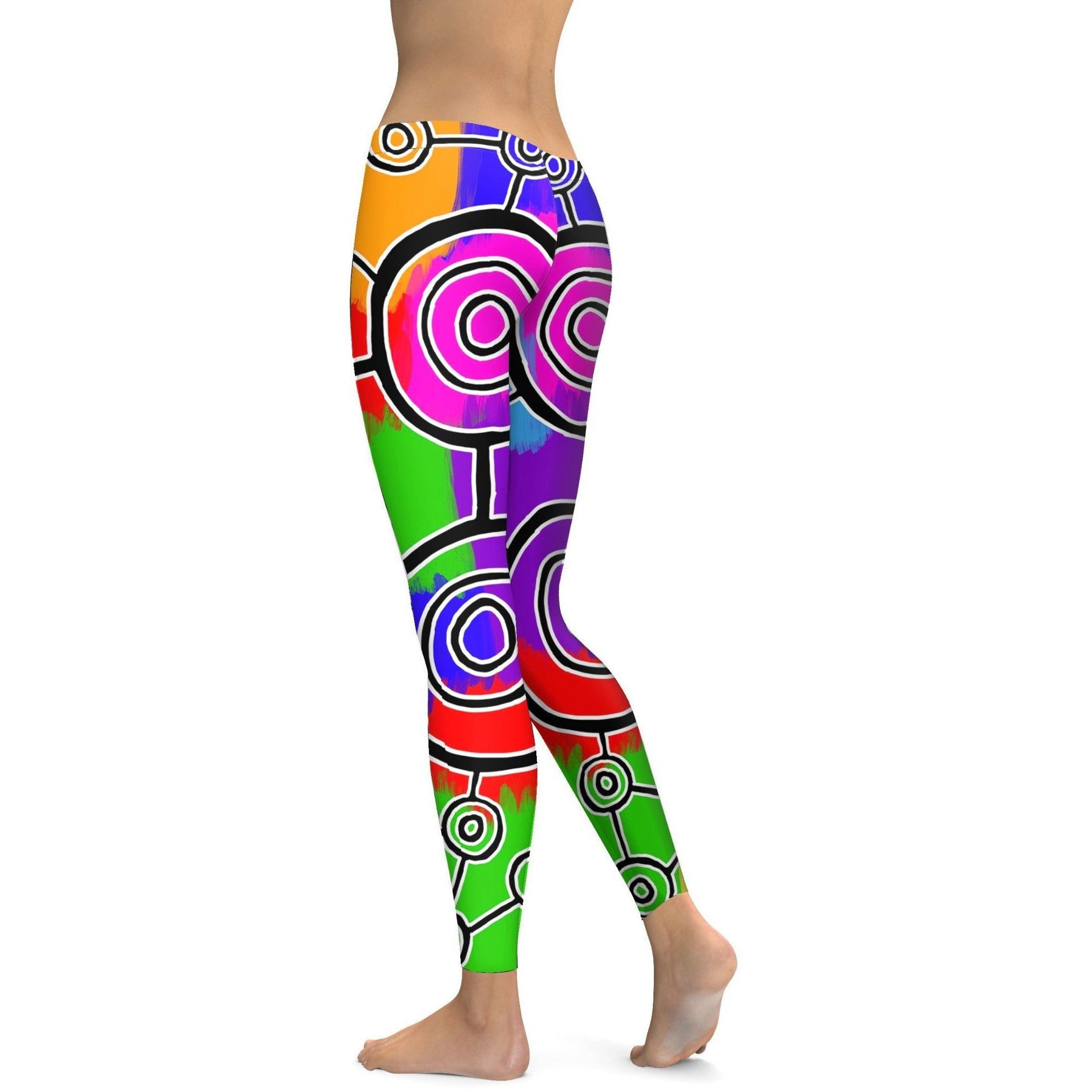 Bright Mob Leggings | Gearbunch