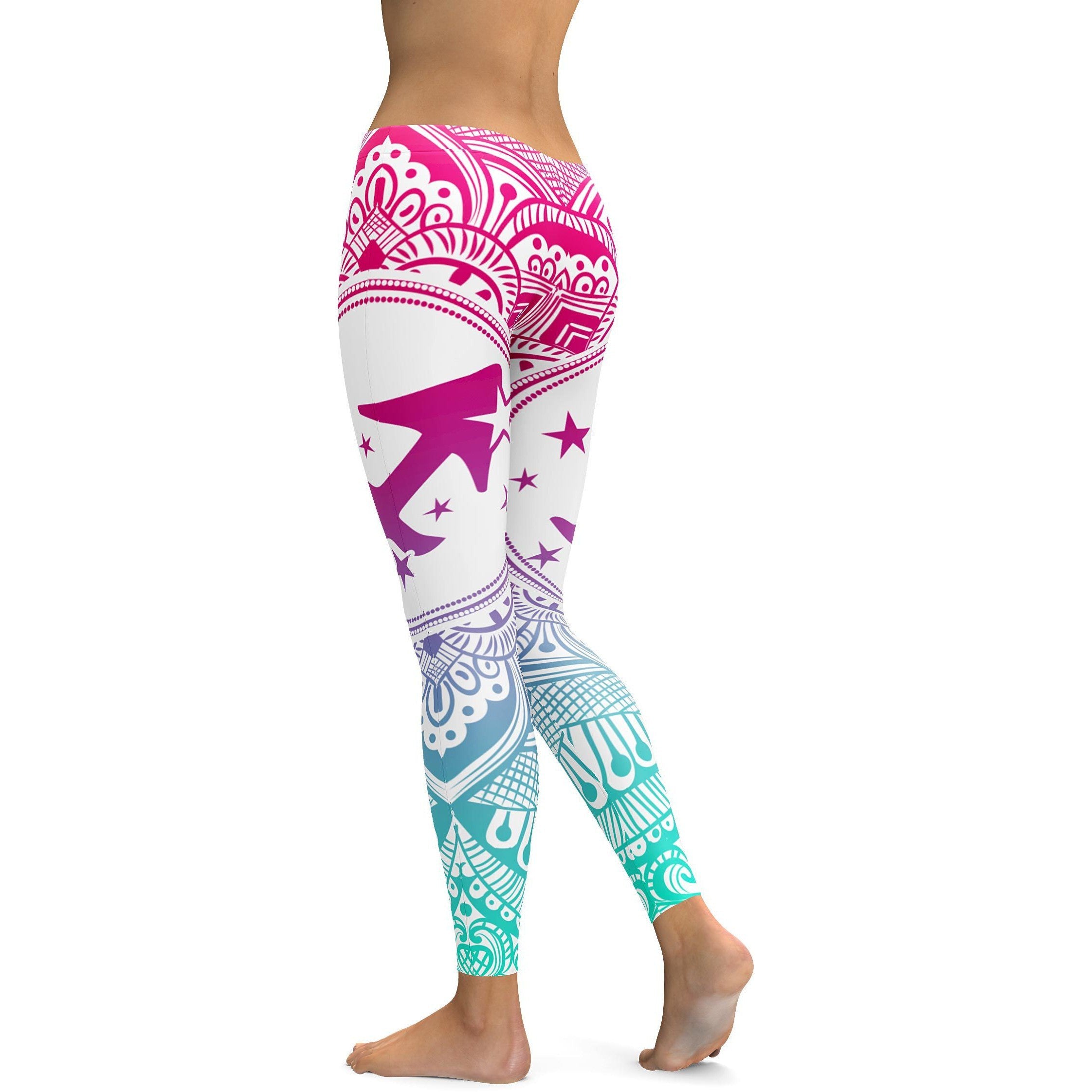 Bright Sagittarius Leggings - GearBunch Leggings / Yoga Pants