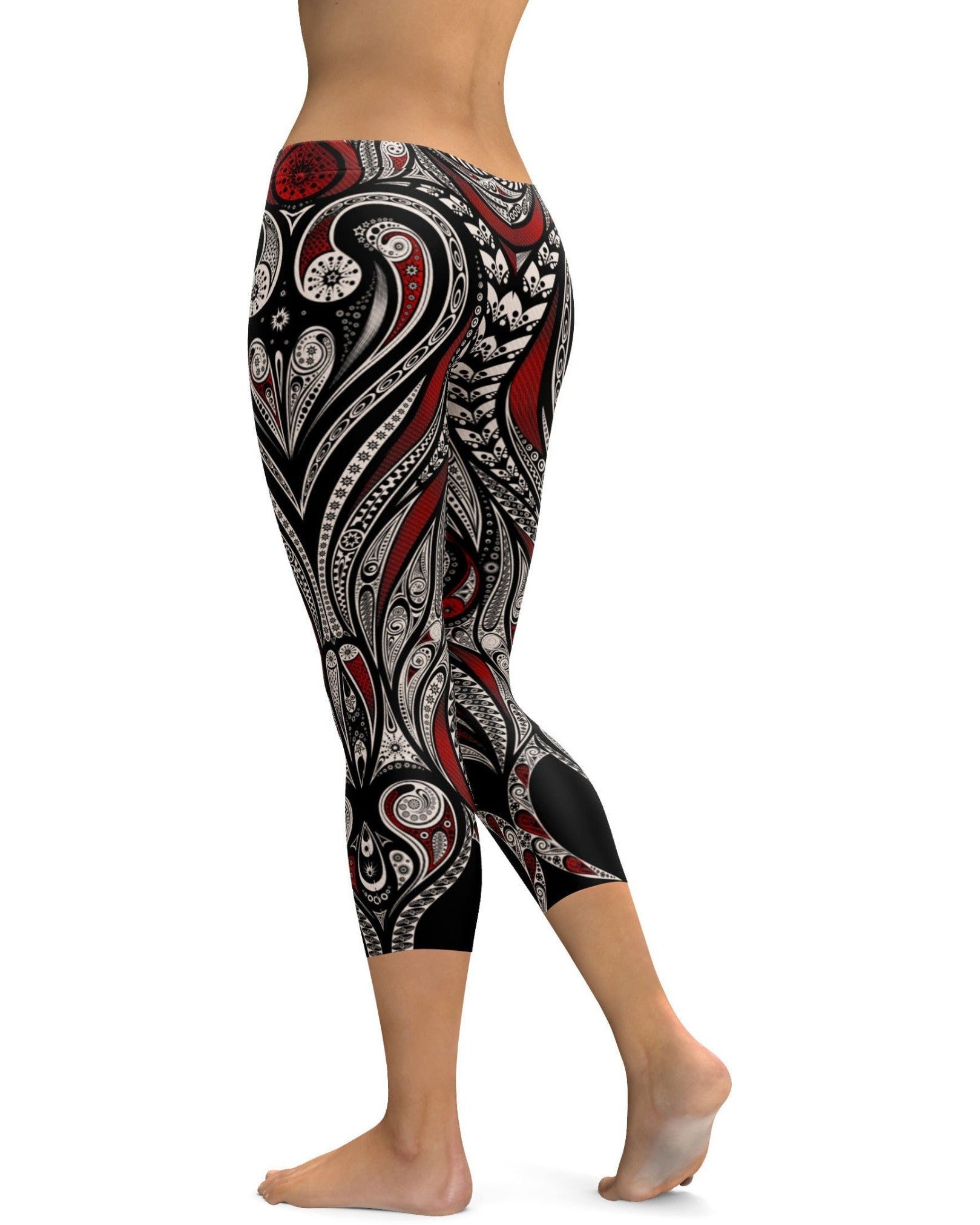 Ornament Pattern Capris/Yoga pants | GearBunch