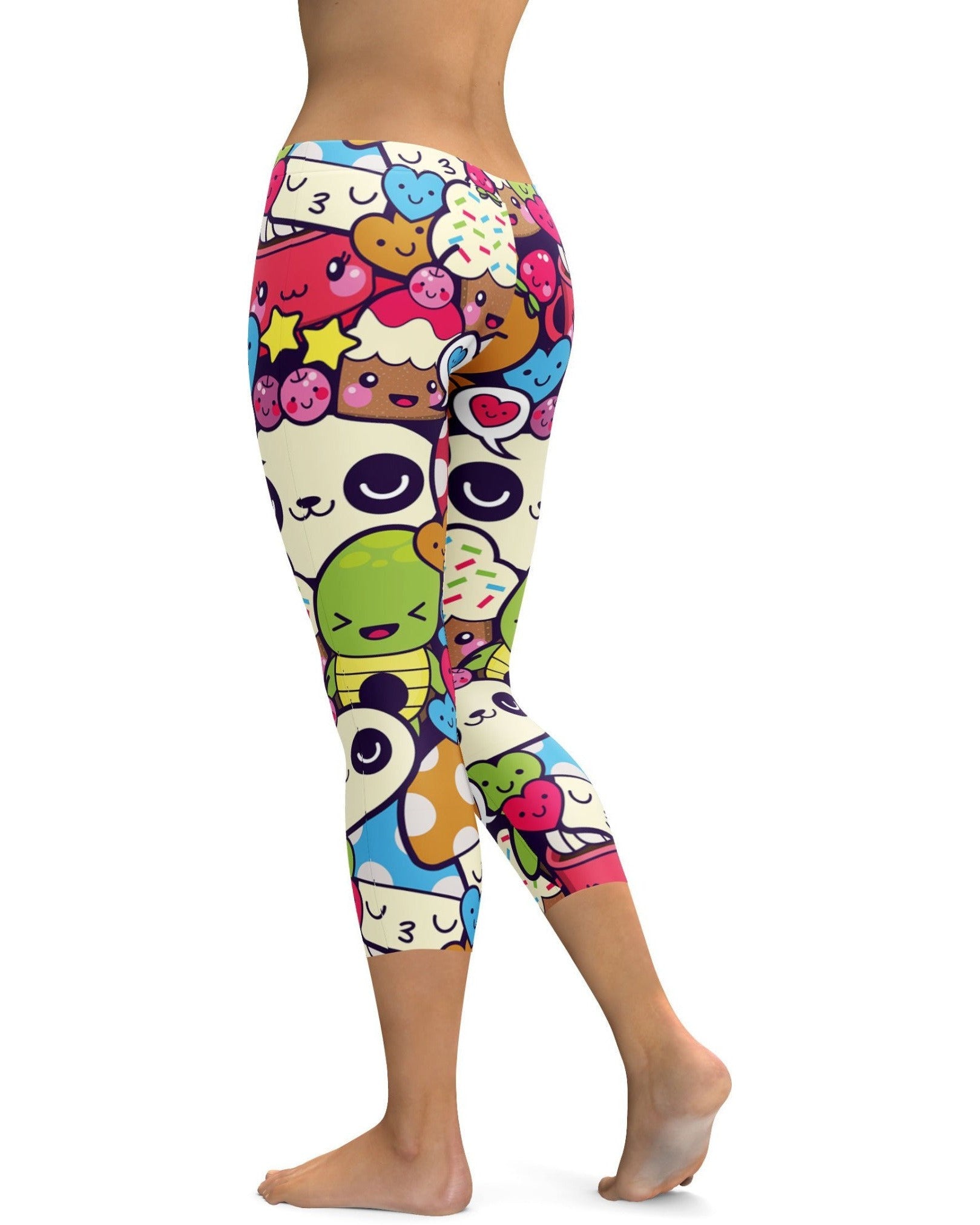 Happy Kawaii Capris - GearBunch