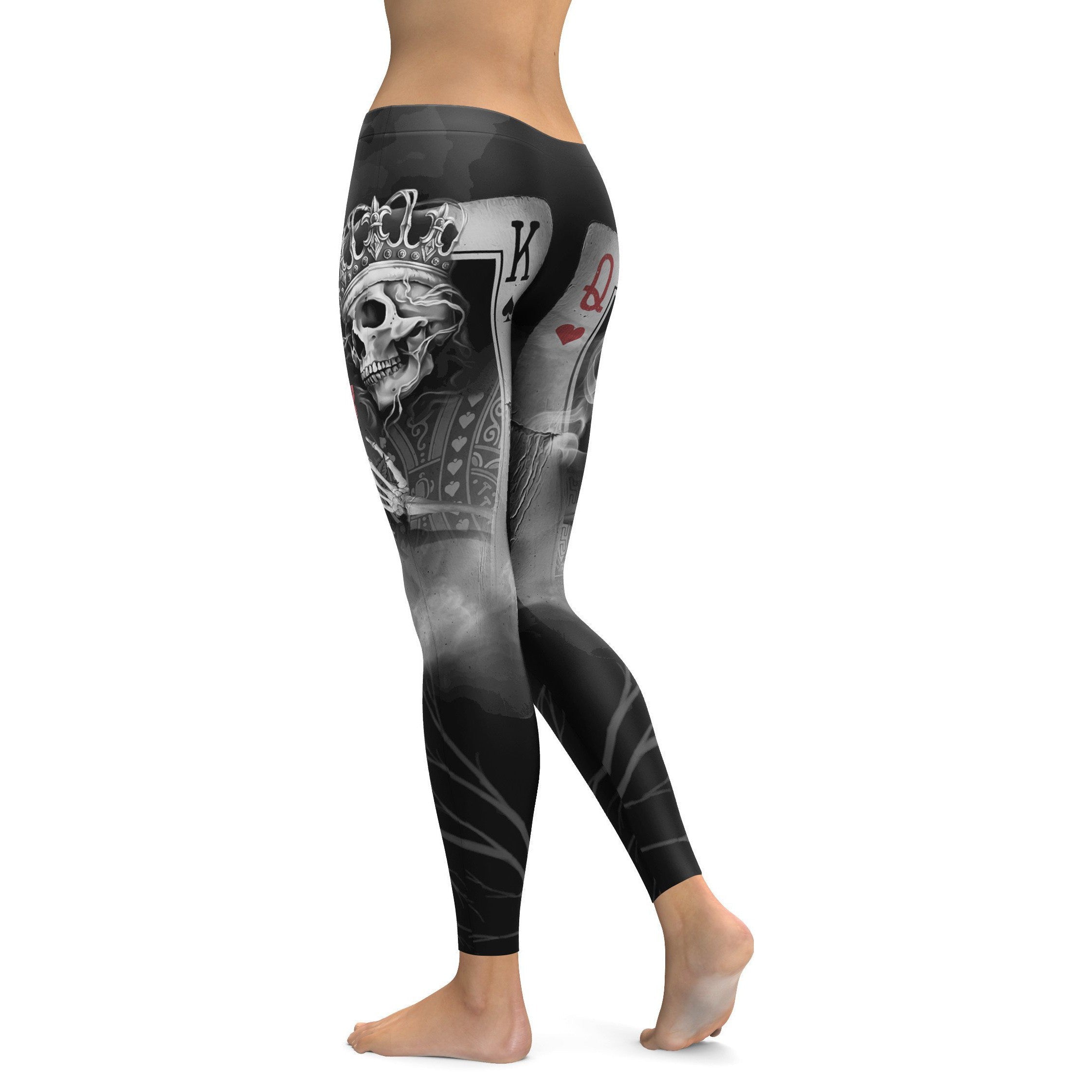 King and Queen Leggings - GearBunch Leggings / Yoga Pants