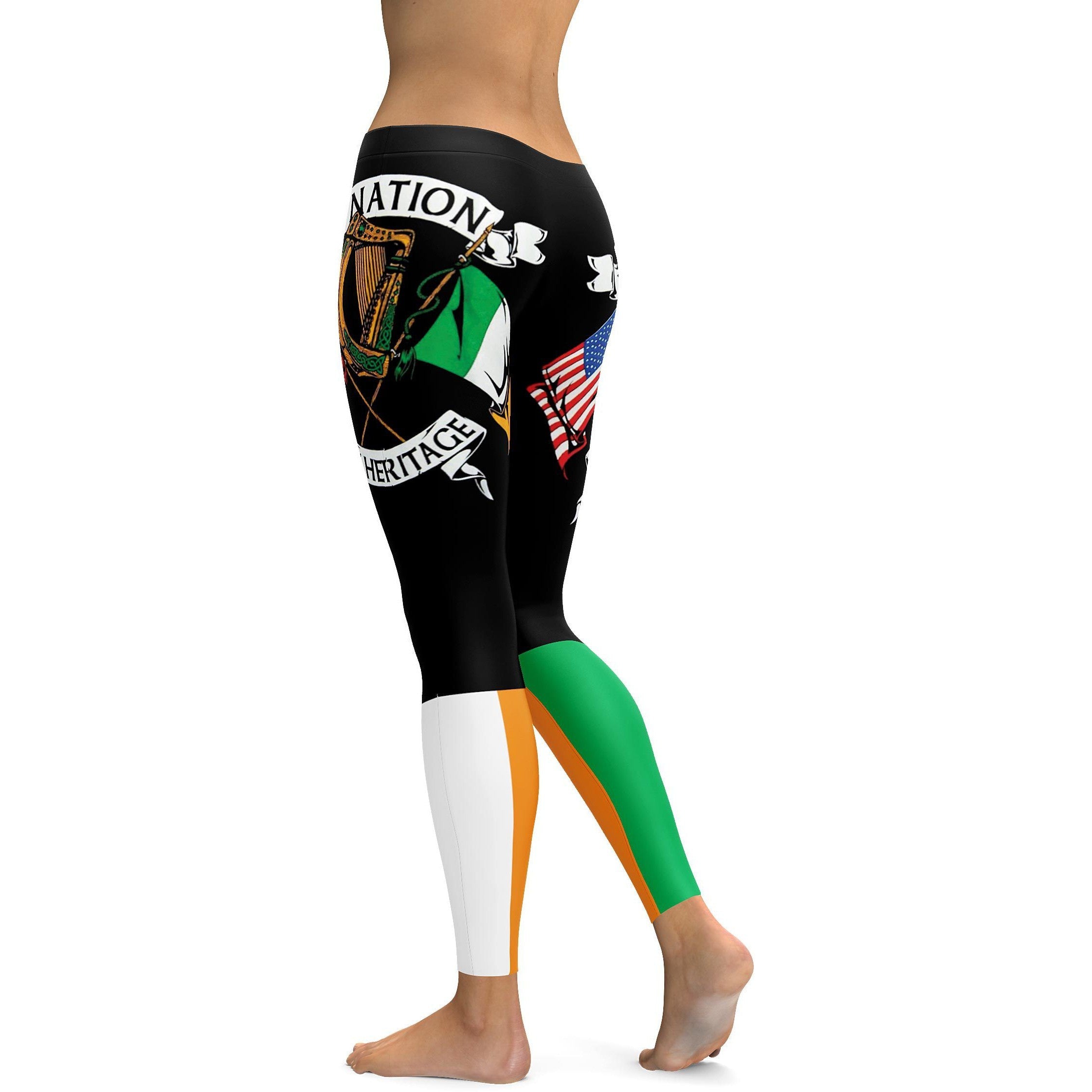 Irish American Pride Leggings | GearBunch