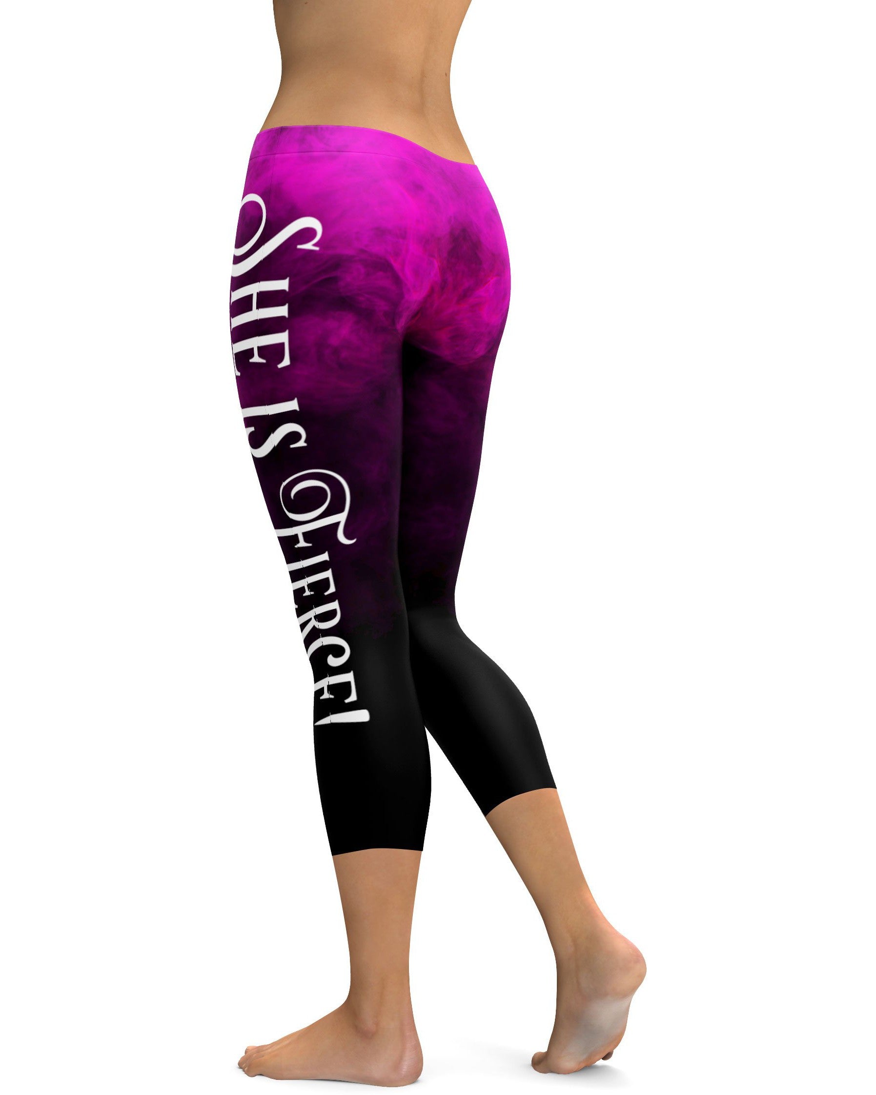 Though She Be But Little Capris - GearBunch Leggings / Yoga Pants