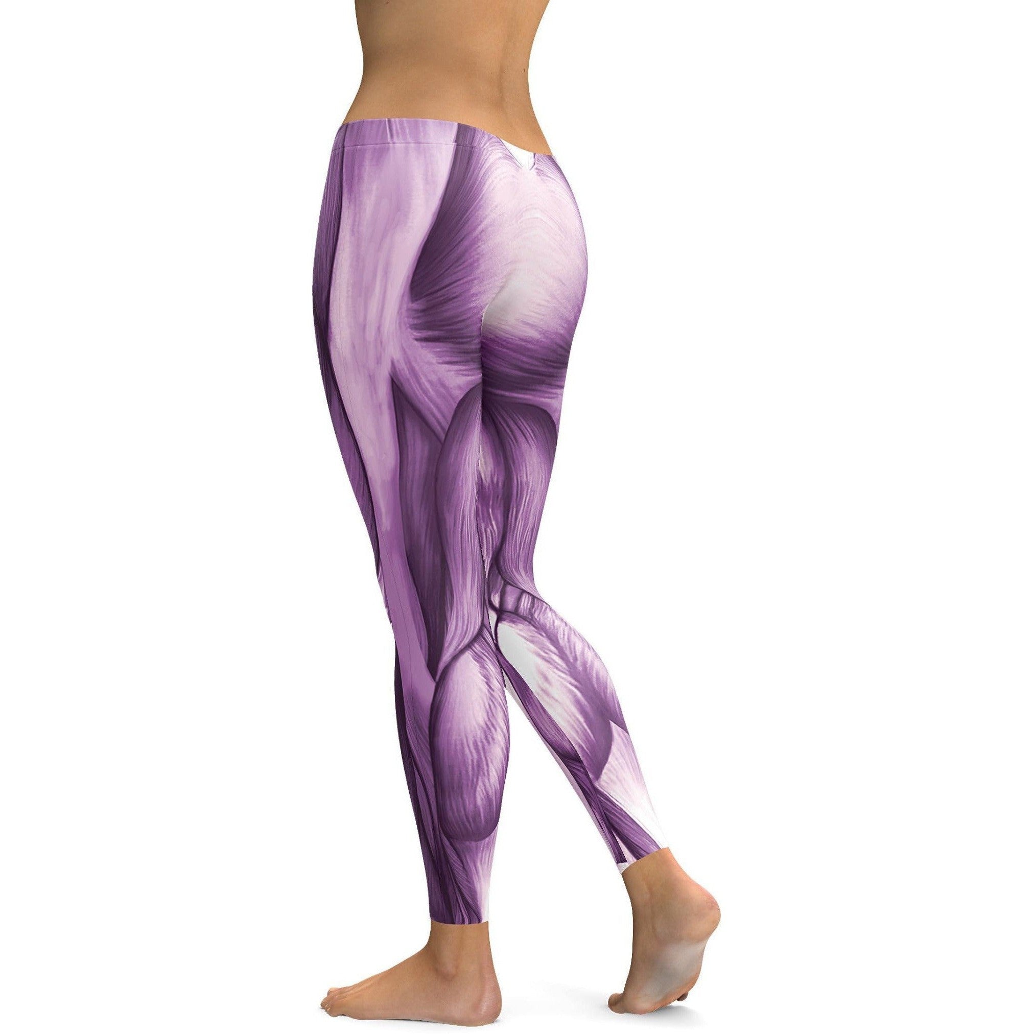 Purple Muscles Leggings | Gearbunch