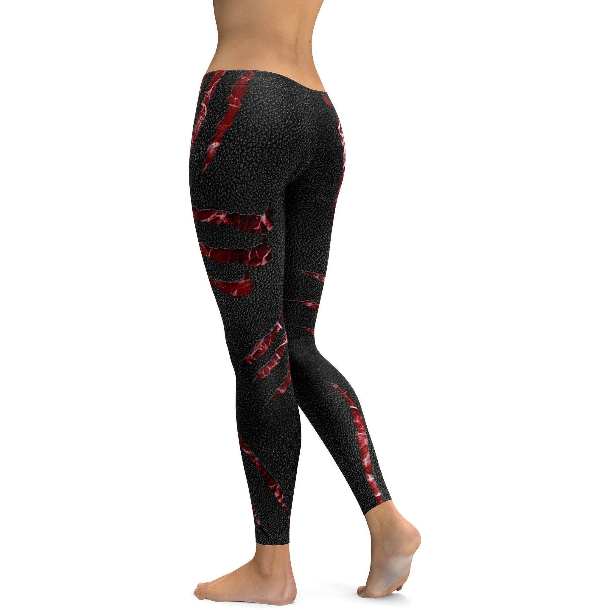 Ripped Flesh Leggings - GearBunch Leggings / Yoga Pants