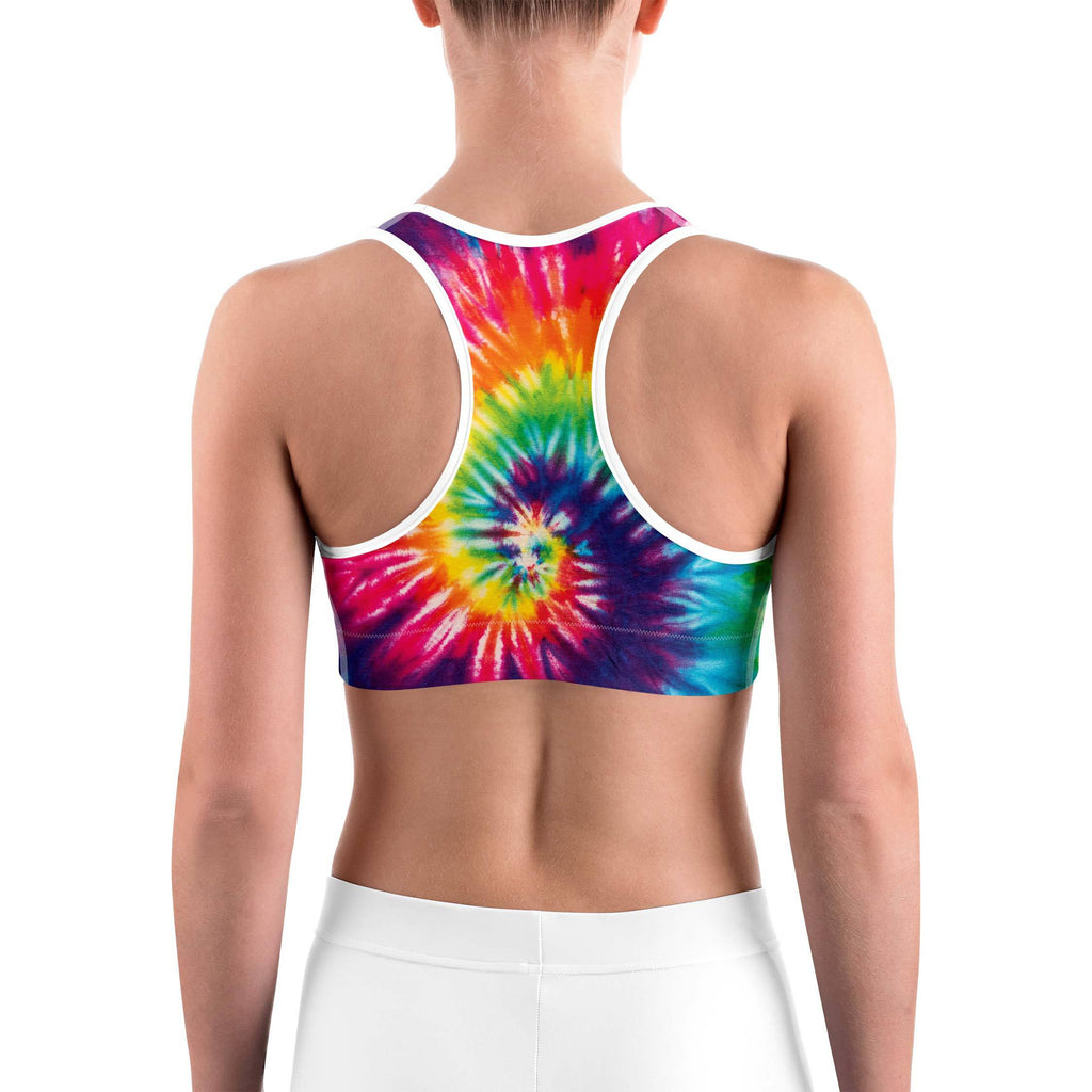 Tie Dye Swirl Sports Bra