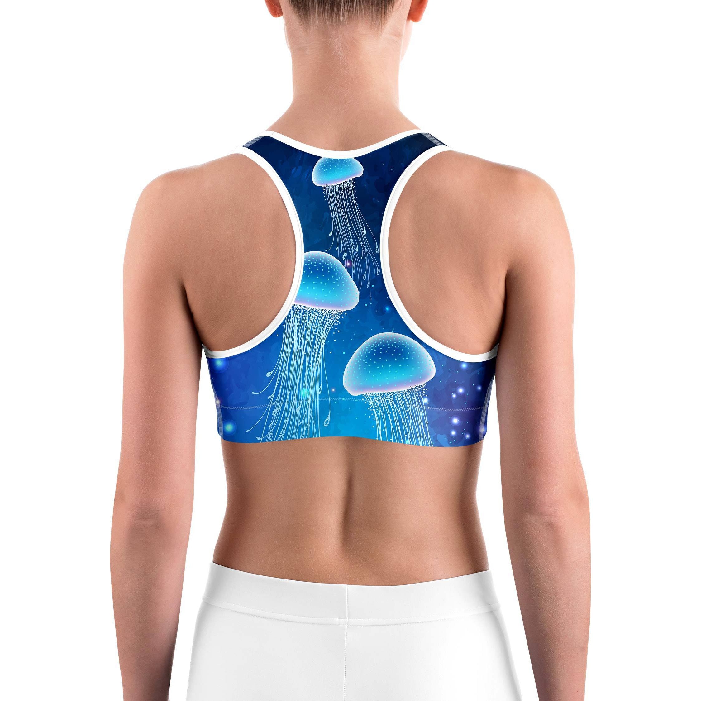 Jellyfish Scuba Diving Sports bra