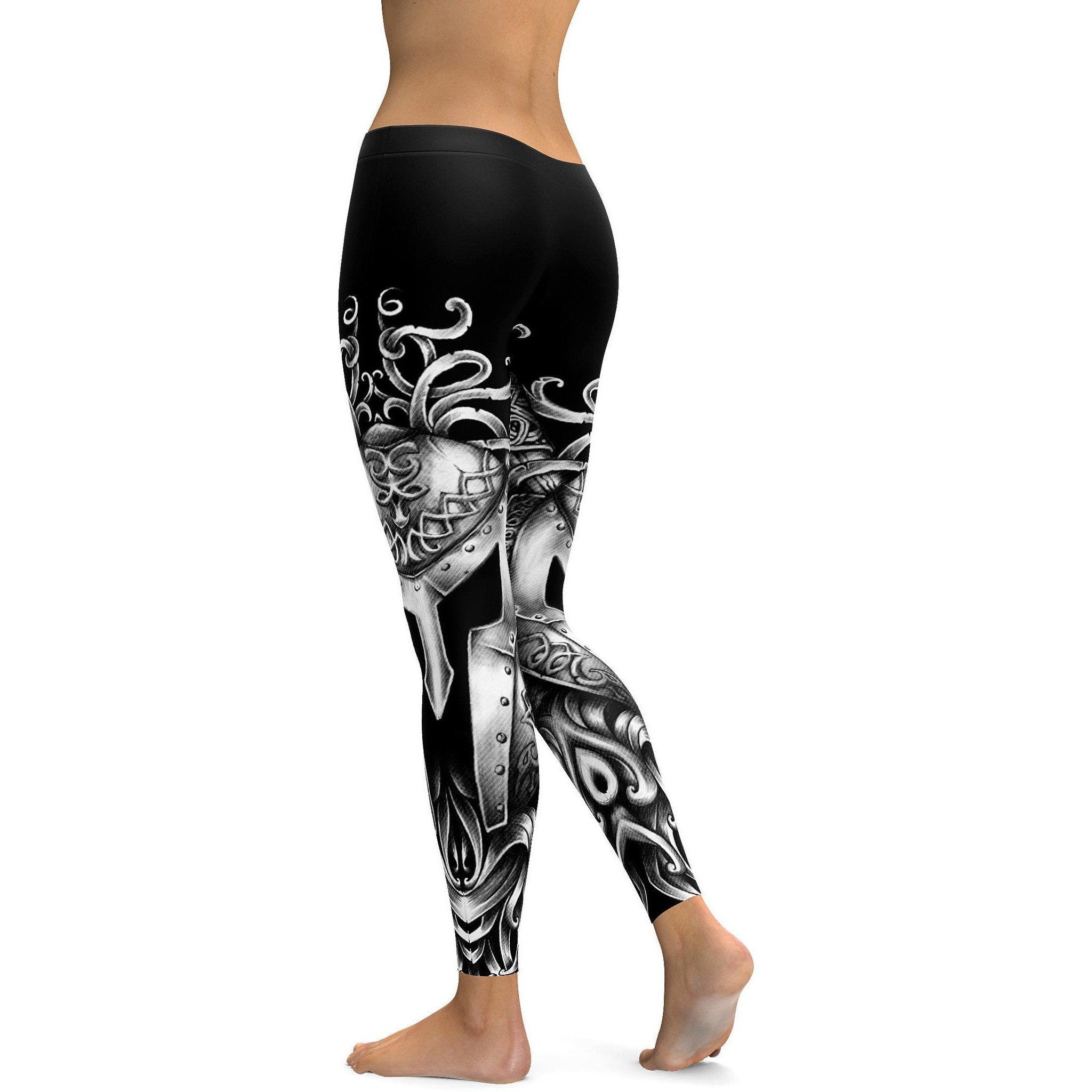 Spartan Warrior Leggings - GearBunch Leggings / Yoga Pants