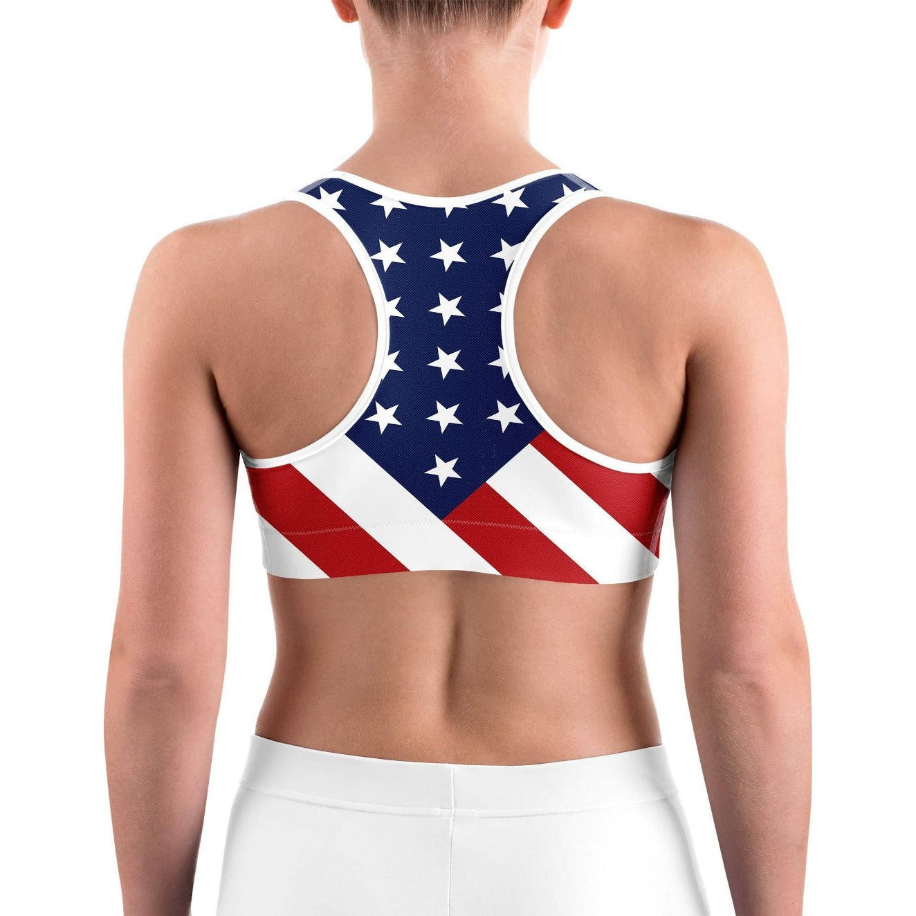 American Flag Sports bra | GearBunch