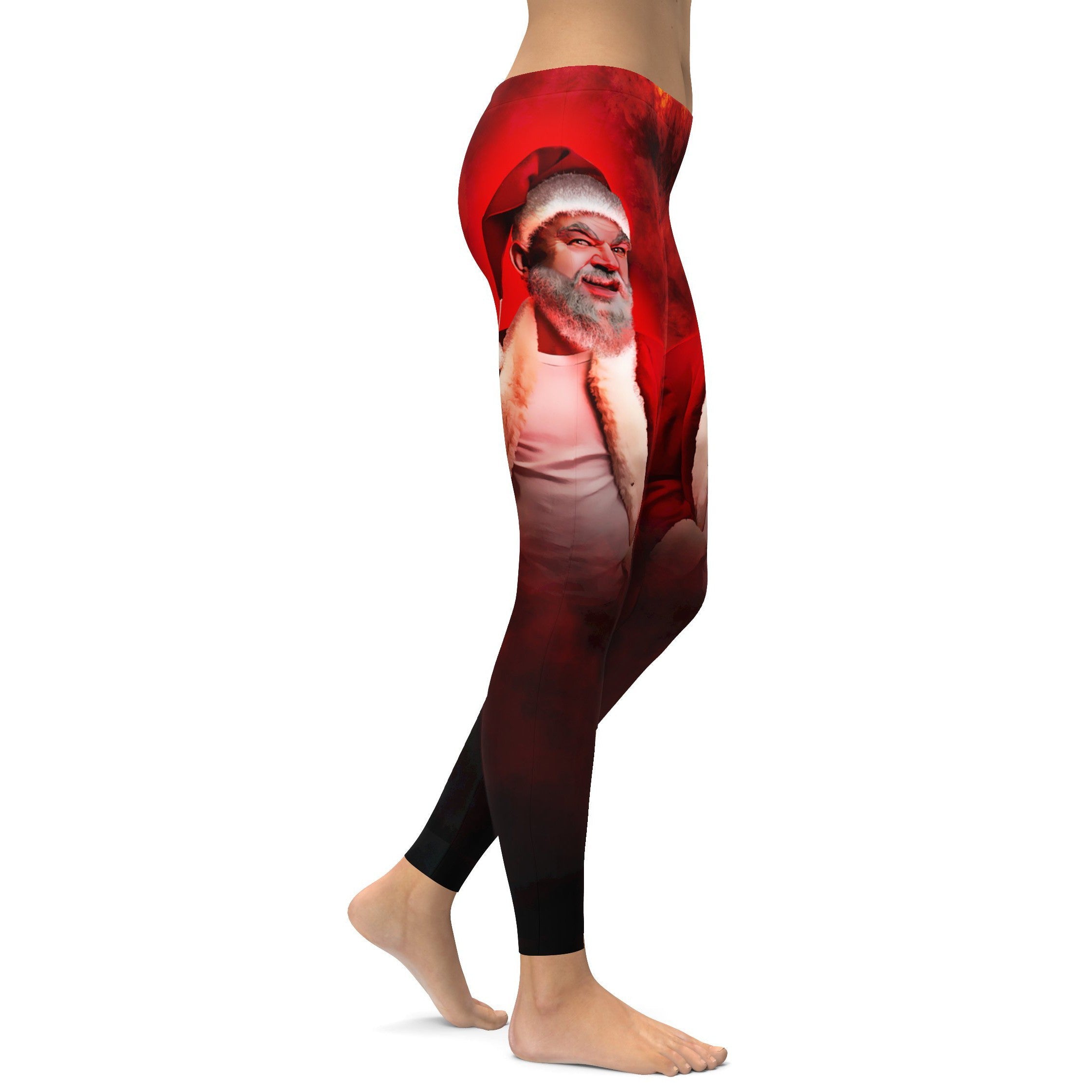 Nasty Santa Christmas Leggings