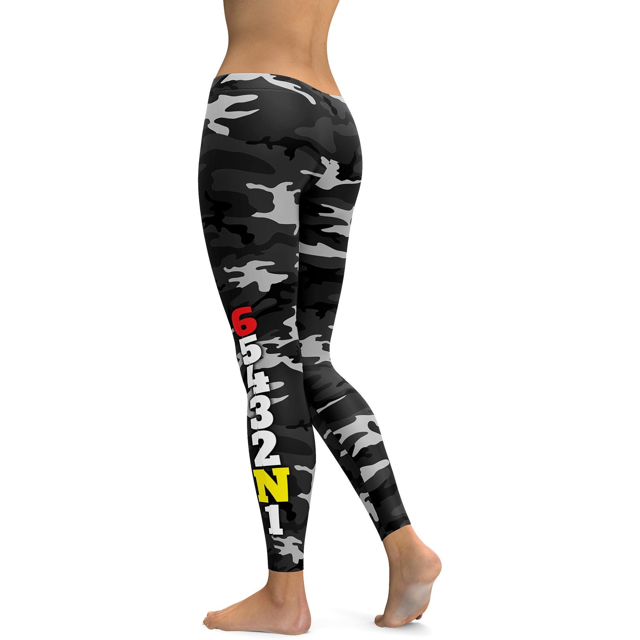 1 Down 5 Up Motorcycle Leggings - GearBunch Leggings / Yoga Pants