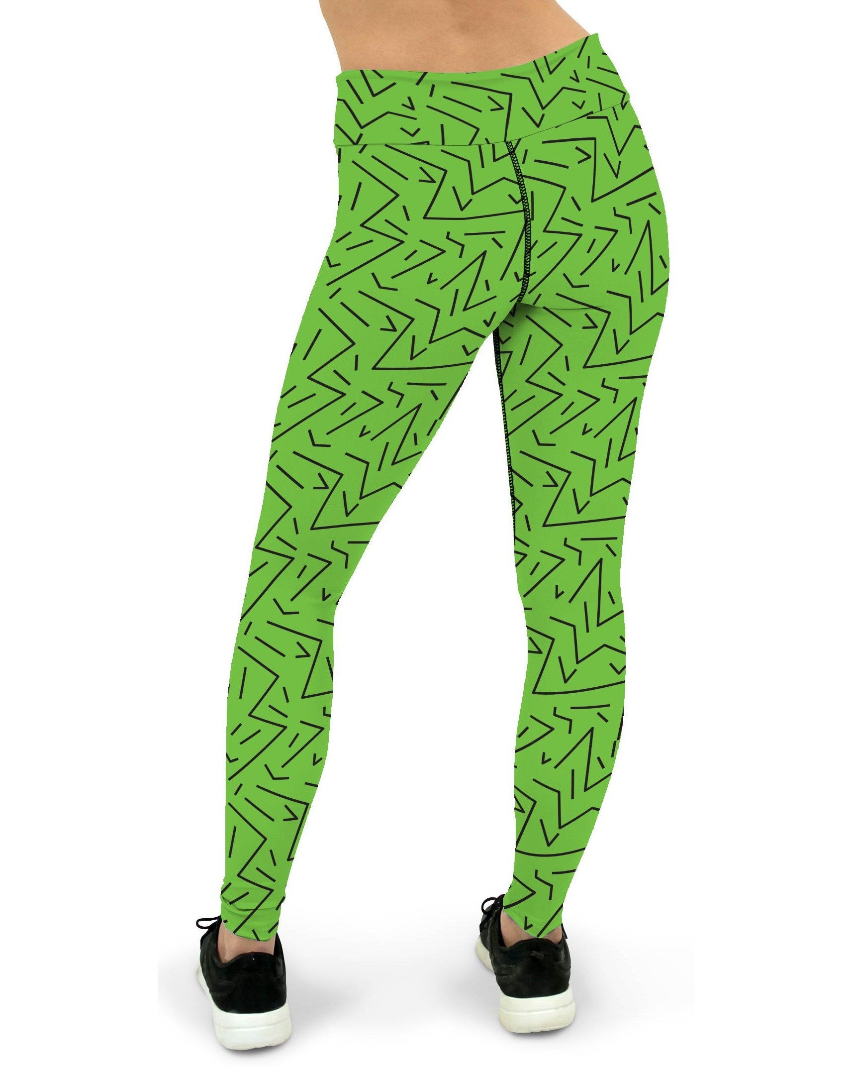 Green Black Line Yoga Pants Gearbunch