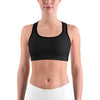 Solid Charcoal Grey Sports Bra