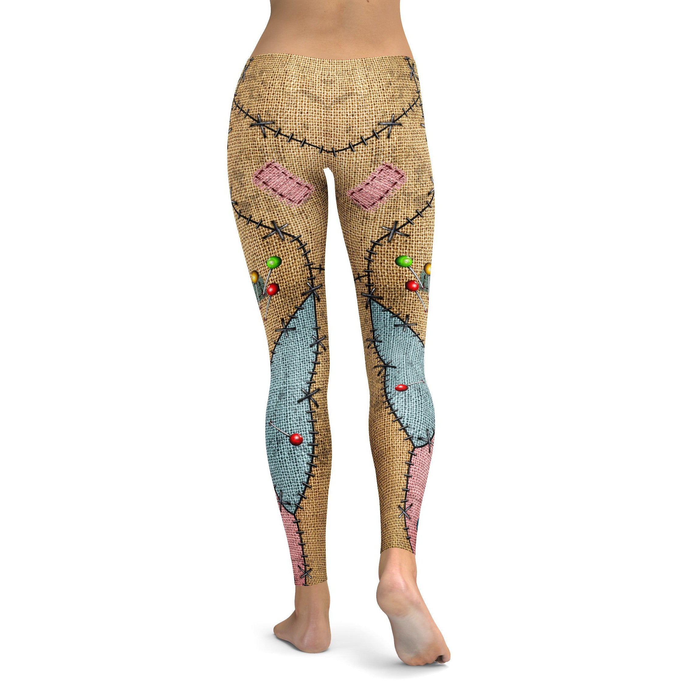 Voodoo Doll Patch Leggings