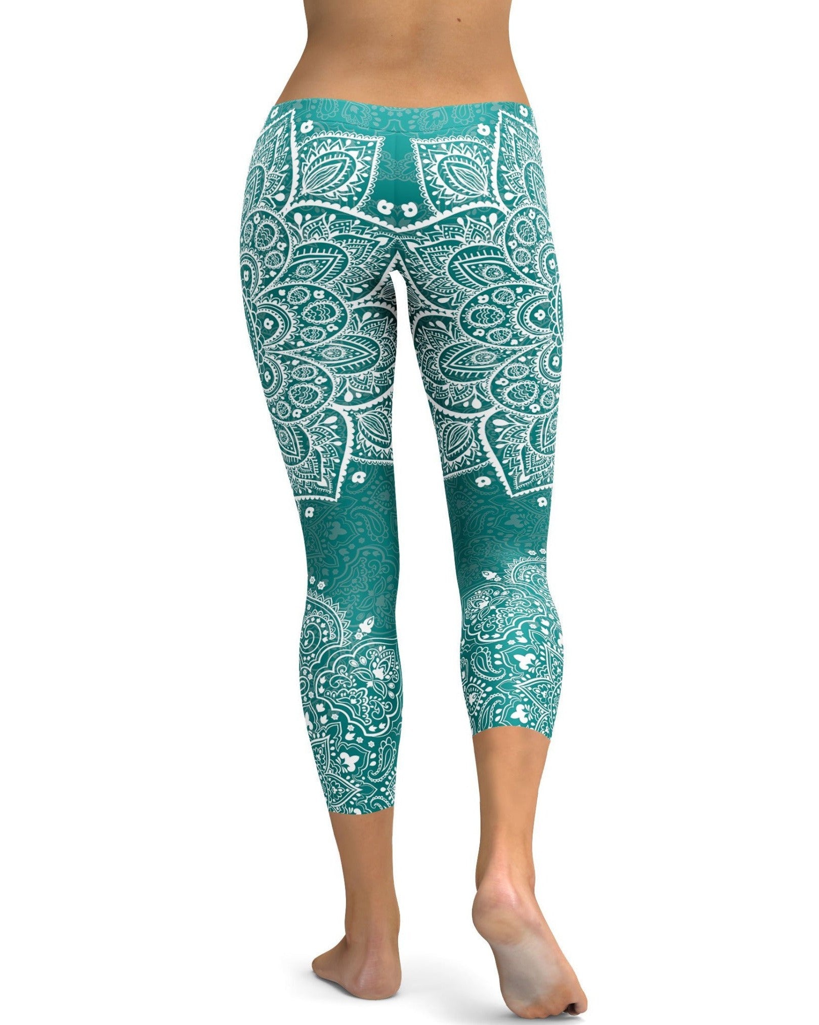 GearBunch - Teal Mandala Capris