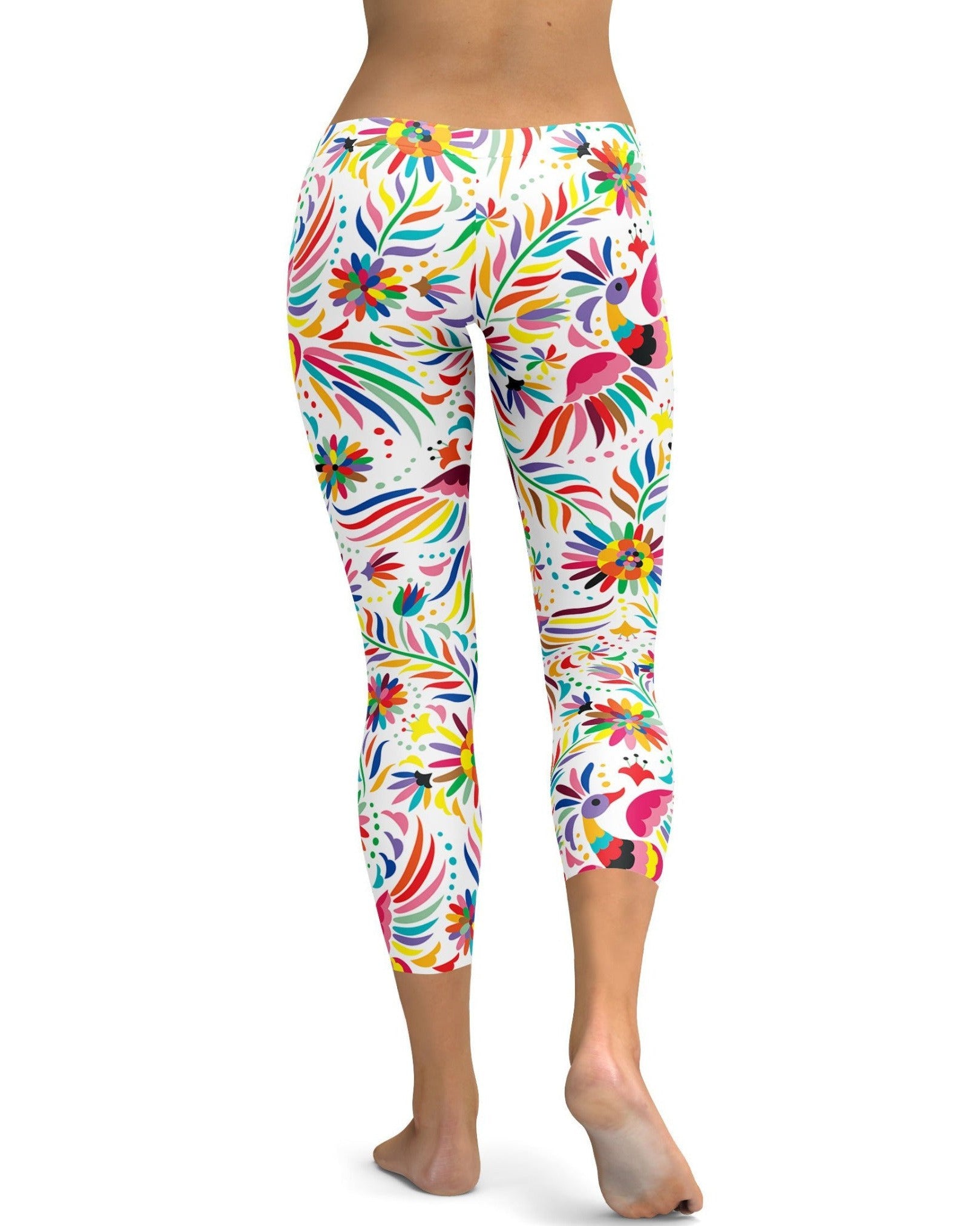 Colorful Light Pattern Capris | GearBunch