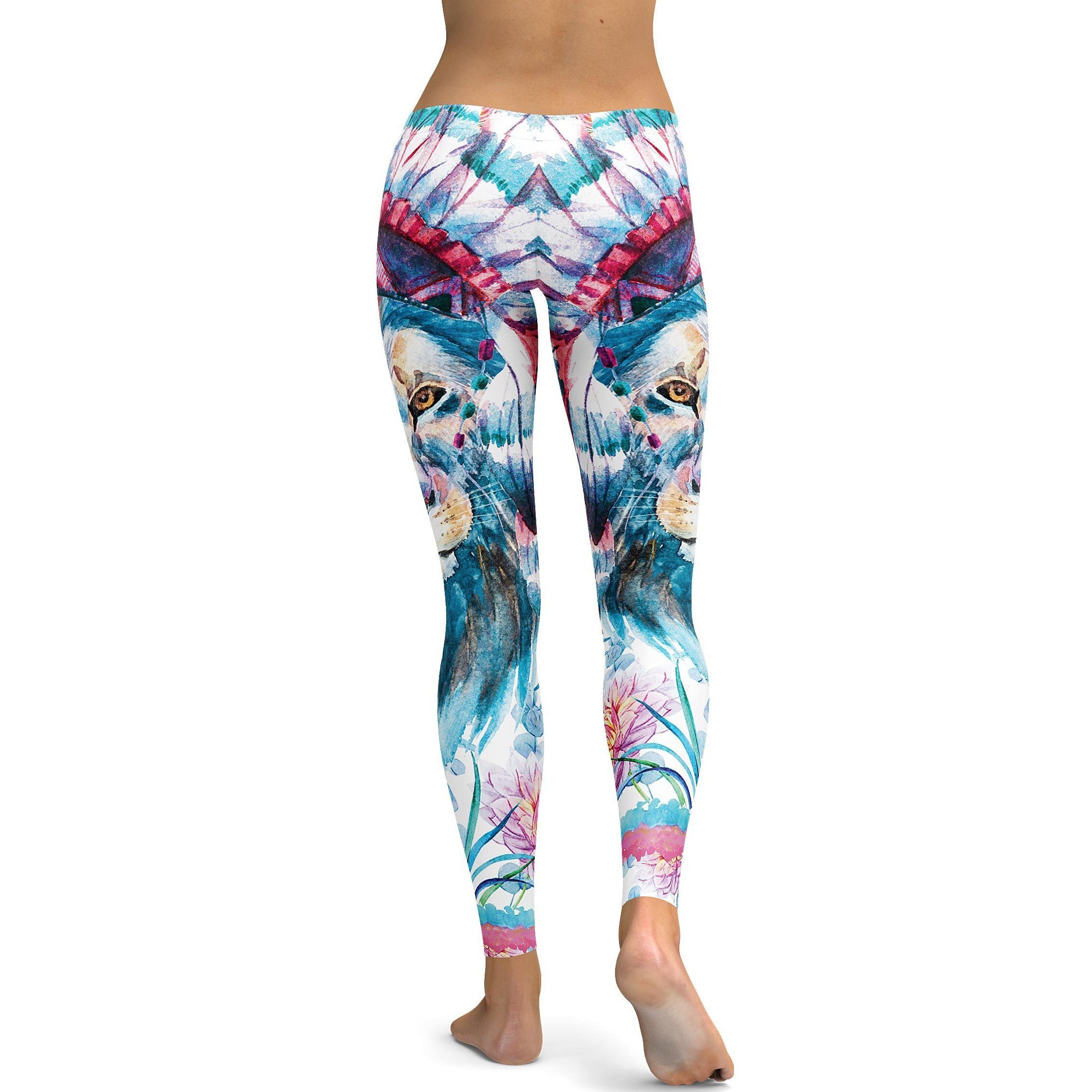 Watercolor King of Summer Leggings