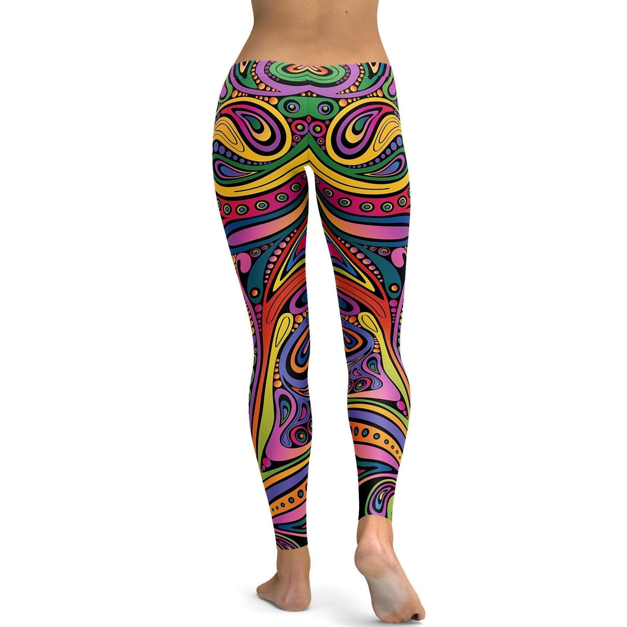 GearBunch - Colorful Swirl Leggings