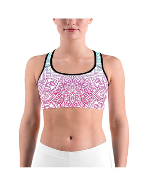 GearBunch - Bright Mandala Sports bra