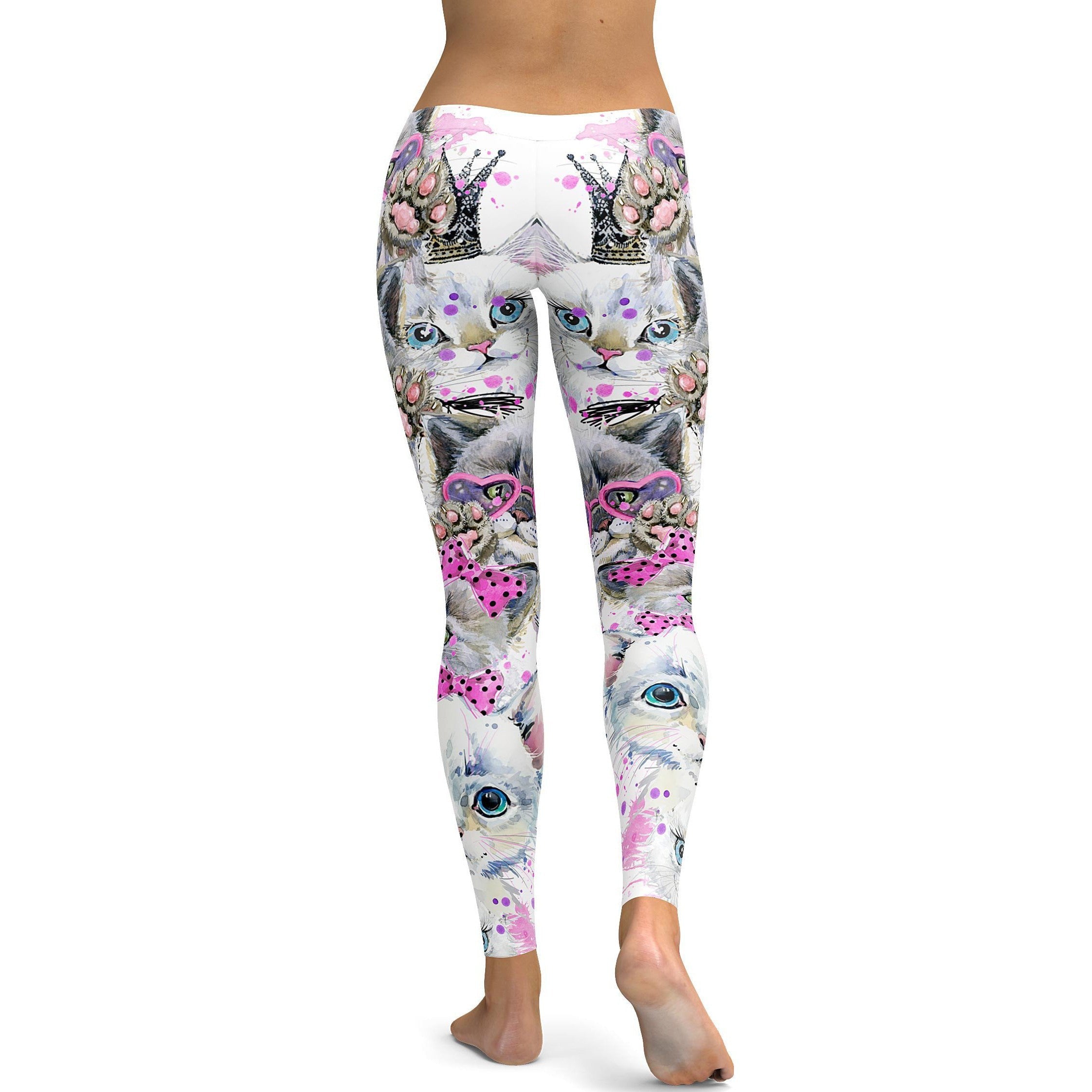 Cute Kitties Leggings - GearBunch Leggings / Yoga Pants