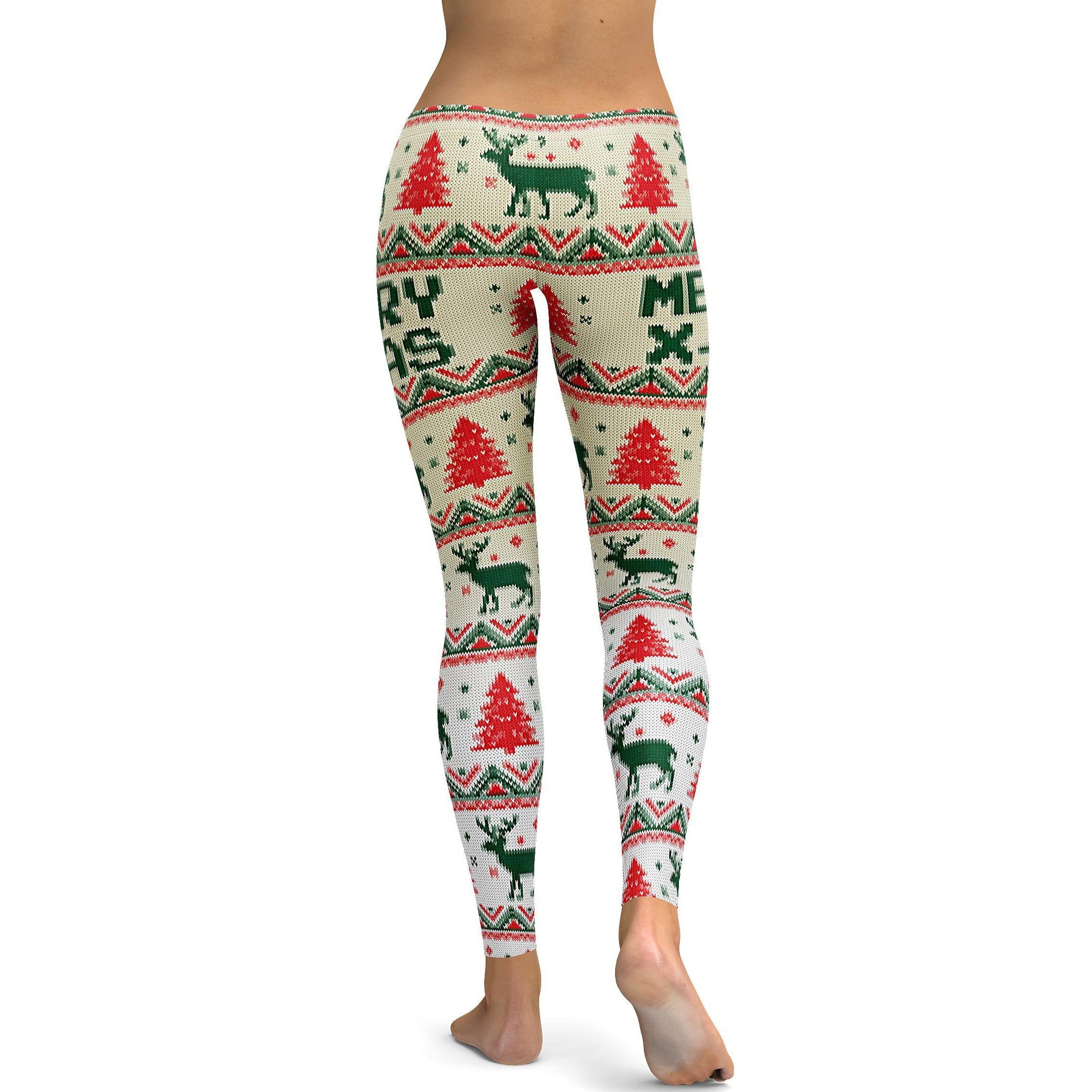 Ugly Christmas Leggings - GearBunch Leggings / Yoga Pants