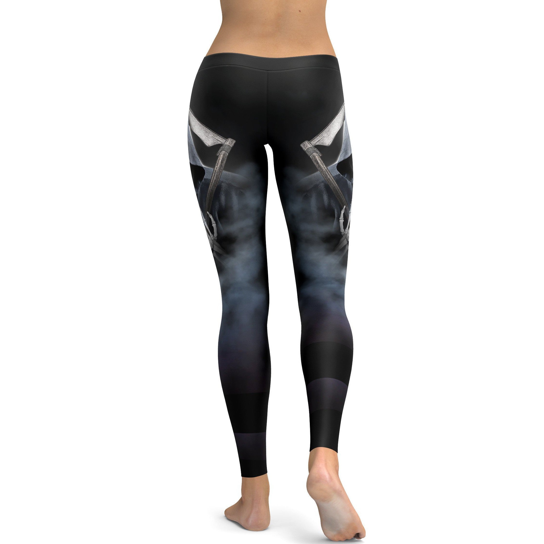 Grim Reaper Leggings - GearBunch Leggings / Yoga Pants