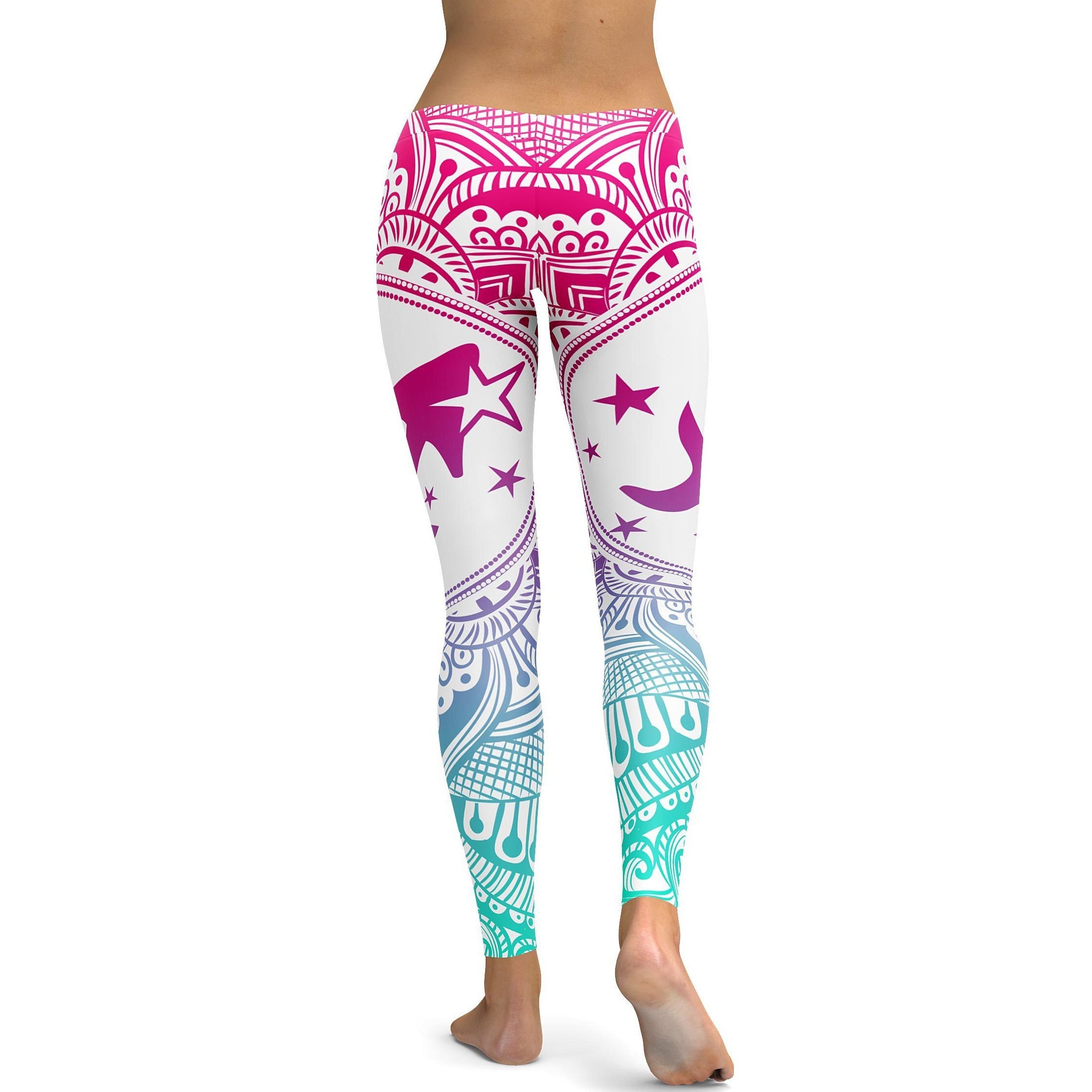 Bright Sagittarius Leggings - GearBunch Leggings / Yoga Pants