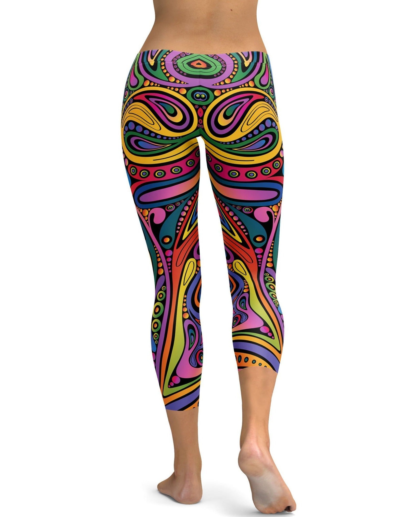 GearBunch - Colorful Swirl Capris