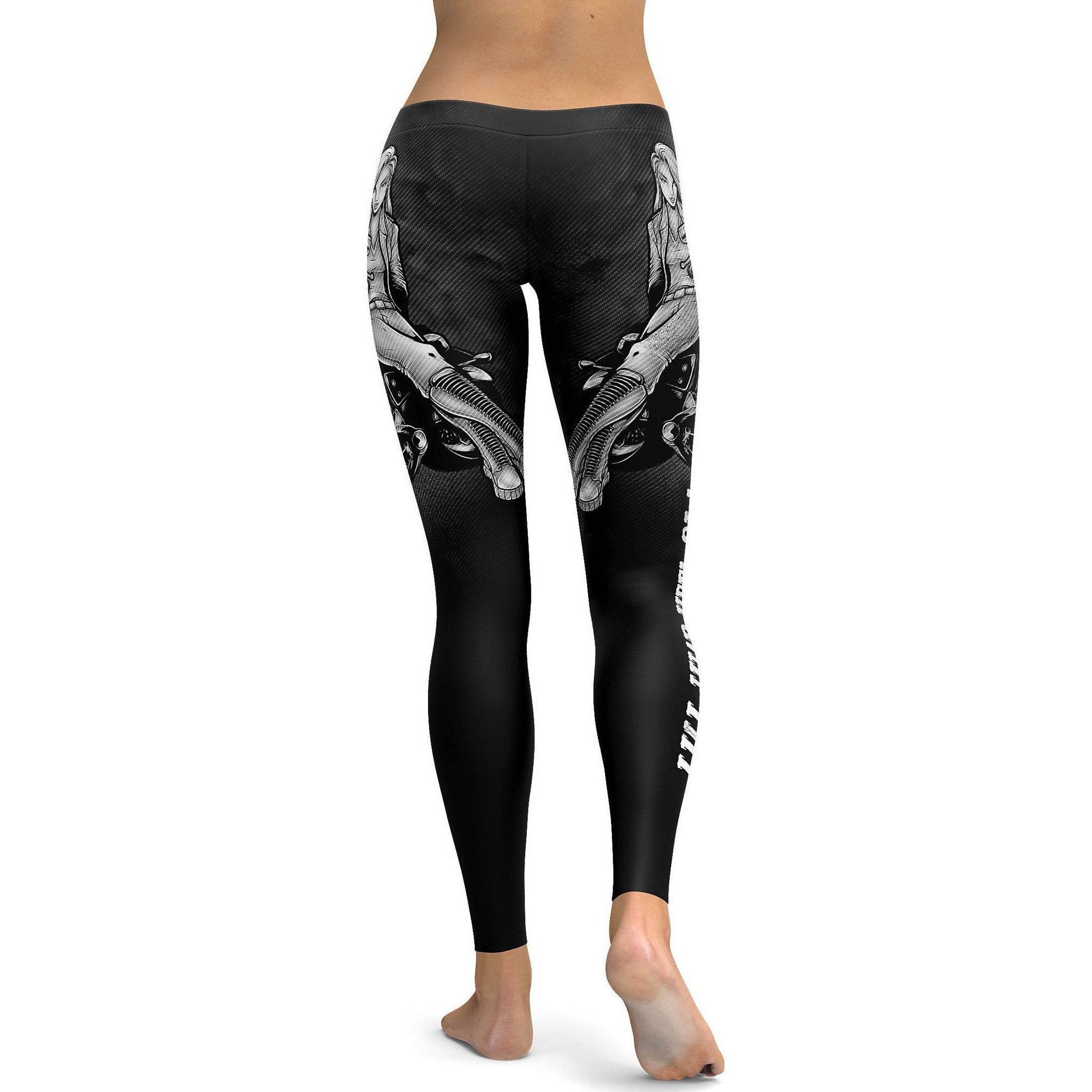 Yeah, I ride like a girl Leggings - GearBunch Leggings / Yoga Pants