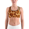 Giraffe Skin Sports bra