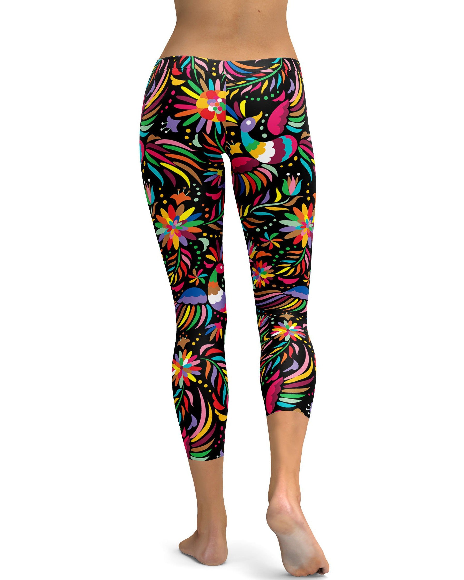 Mexican Colorful Dark Pattern Capris