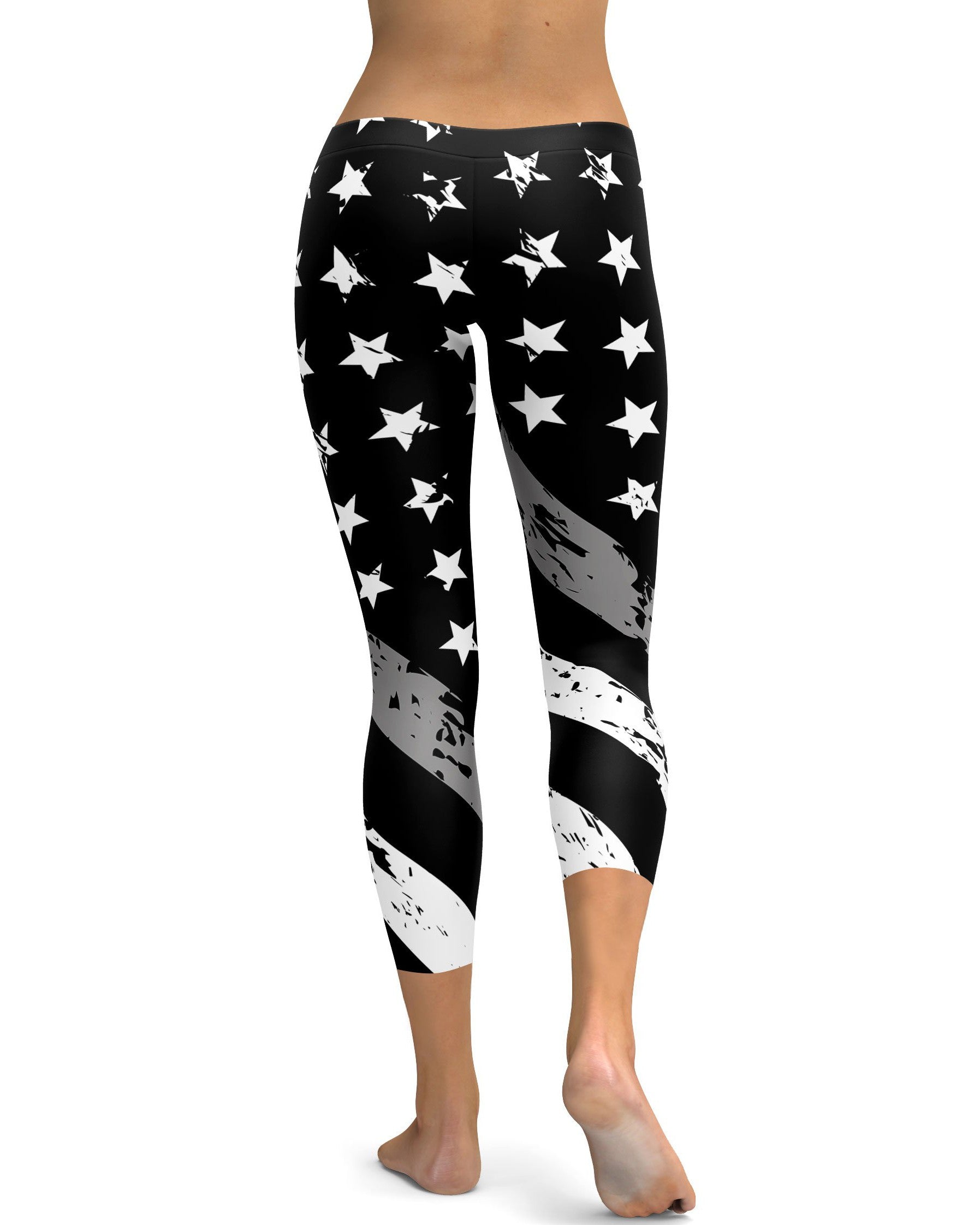 Thin Silver Line Capris