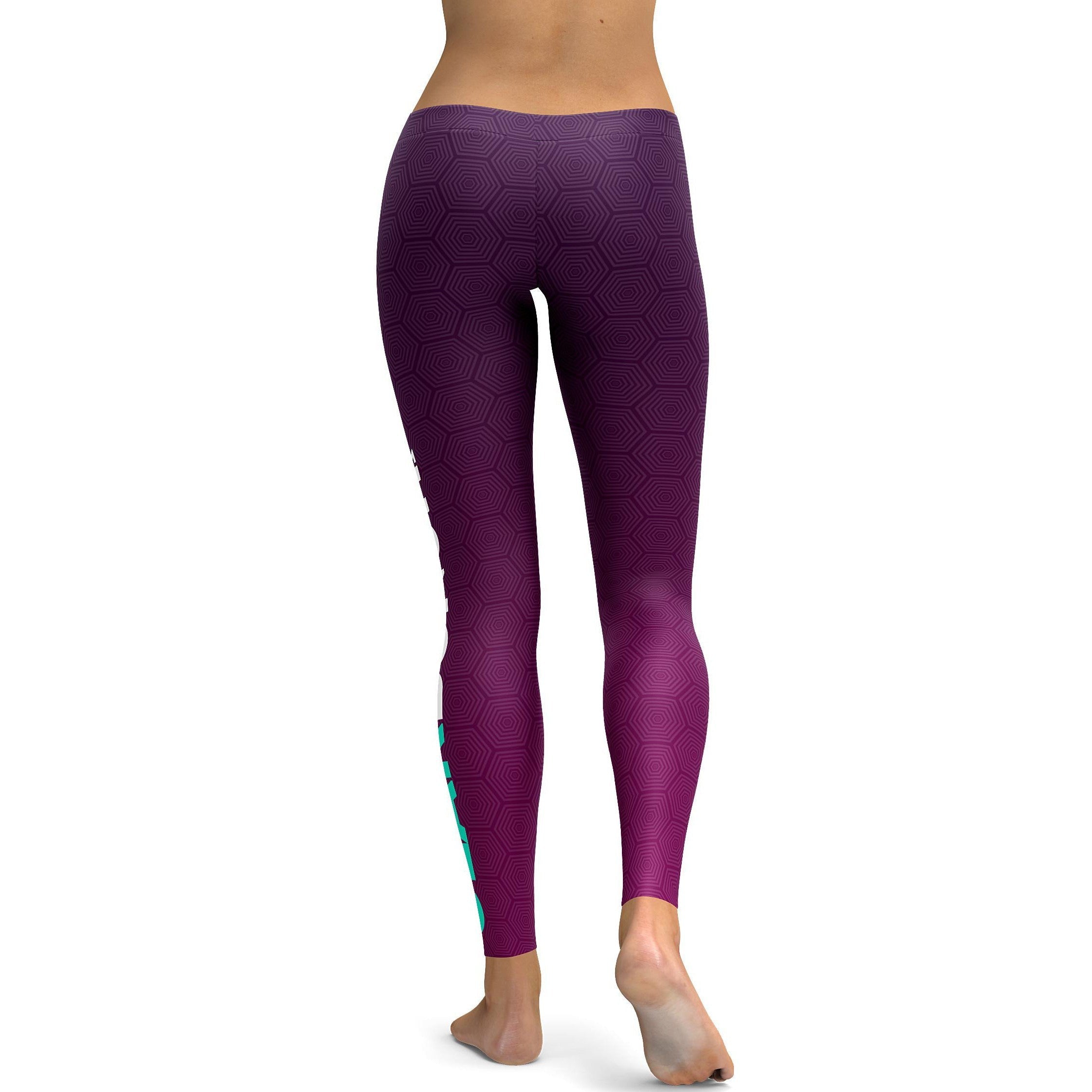 Purple Gradient Promo Leggings - GearBunch Leggings / Yoga Pants