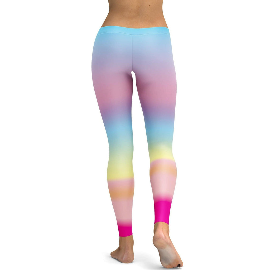 Pastel Rainbow Gingham  Leggings for Sale by newburyboutique