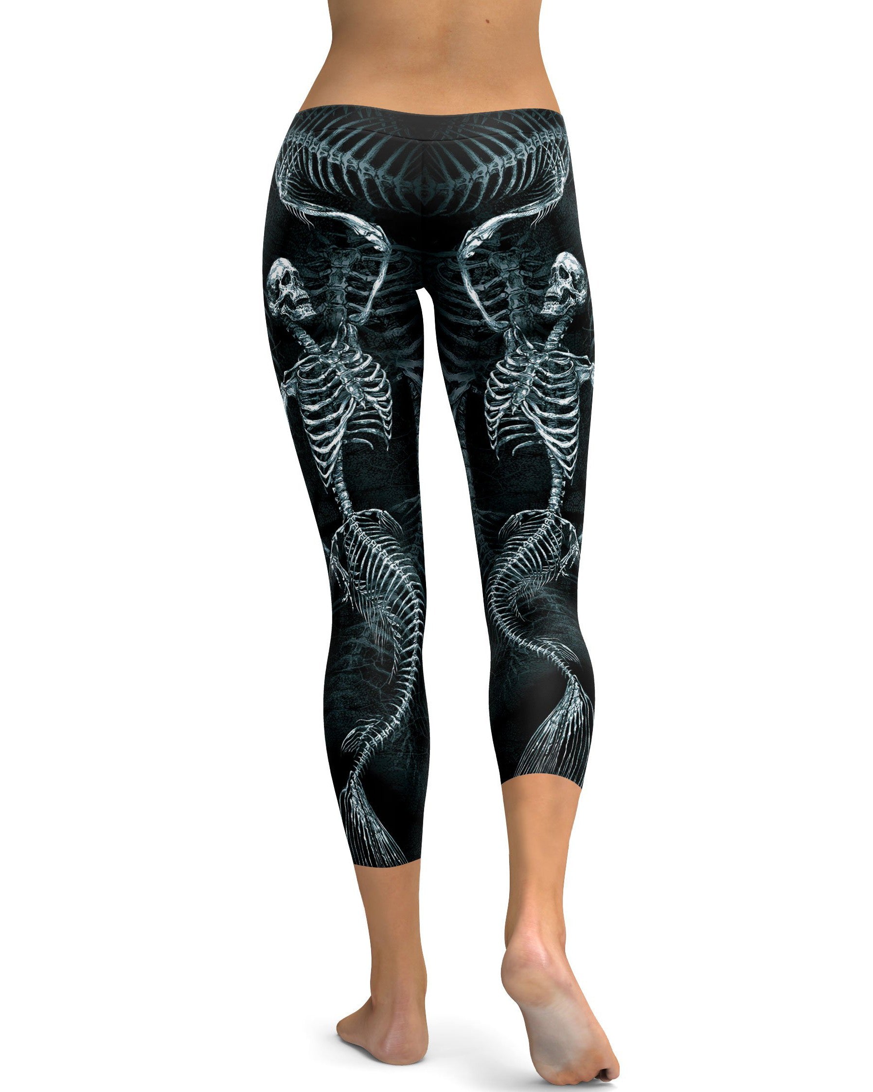 Mermaid Skeleton Capris