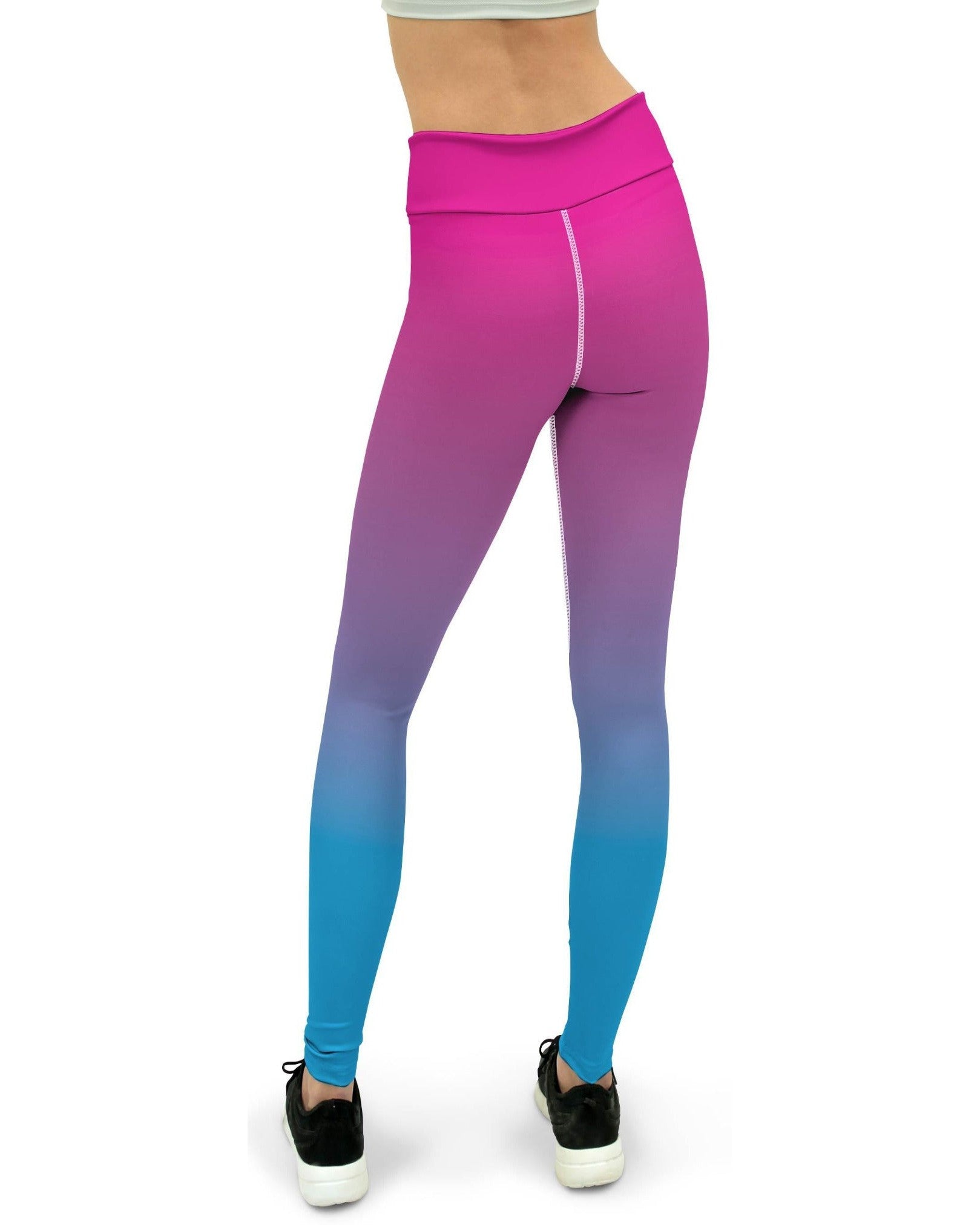 Gearbunch - Ombre Pink to Blue Yoga Pants