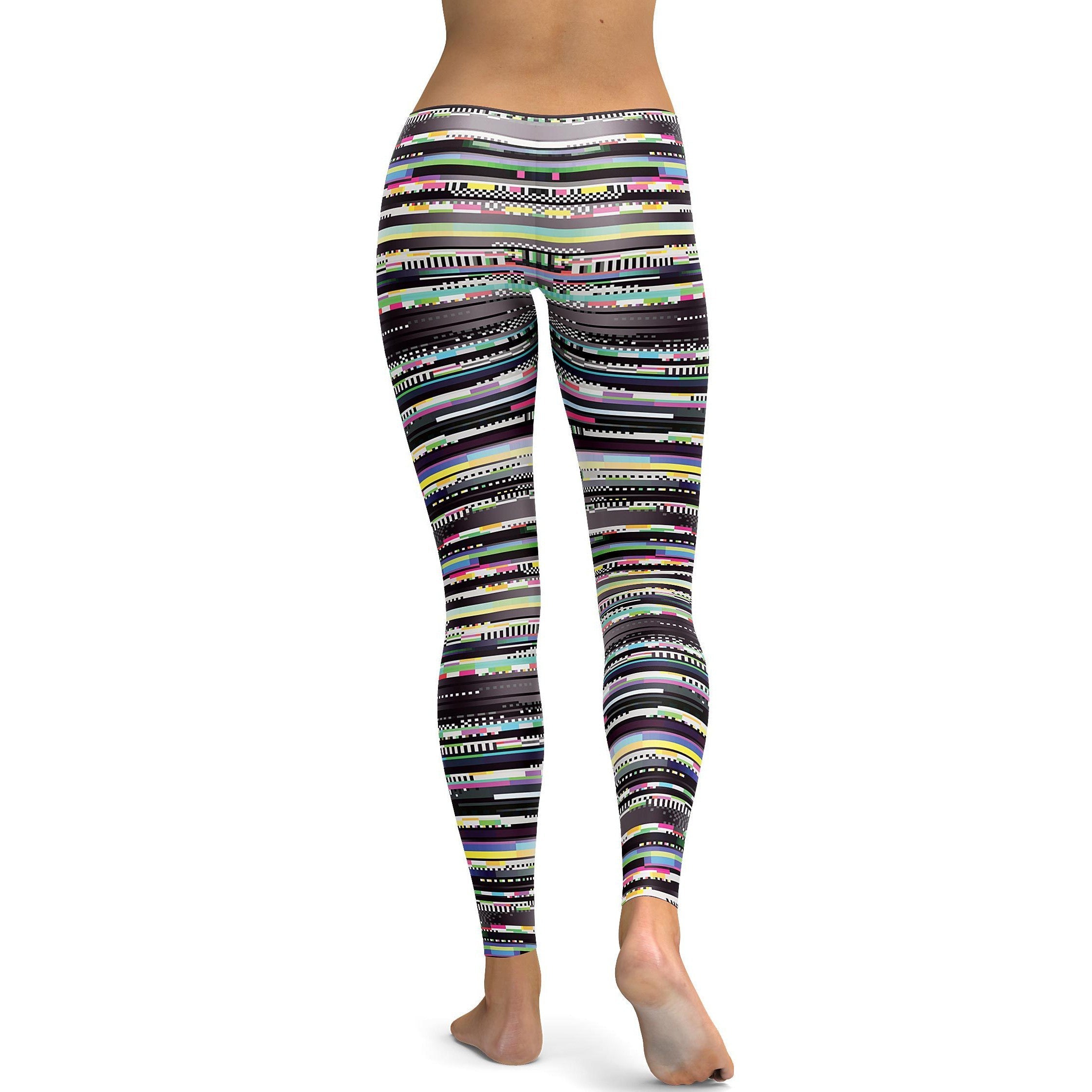 Glitch Leggings - GearBunch Leggings / Yoga Pants