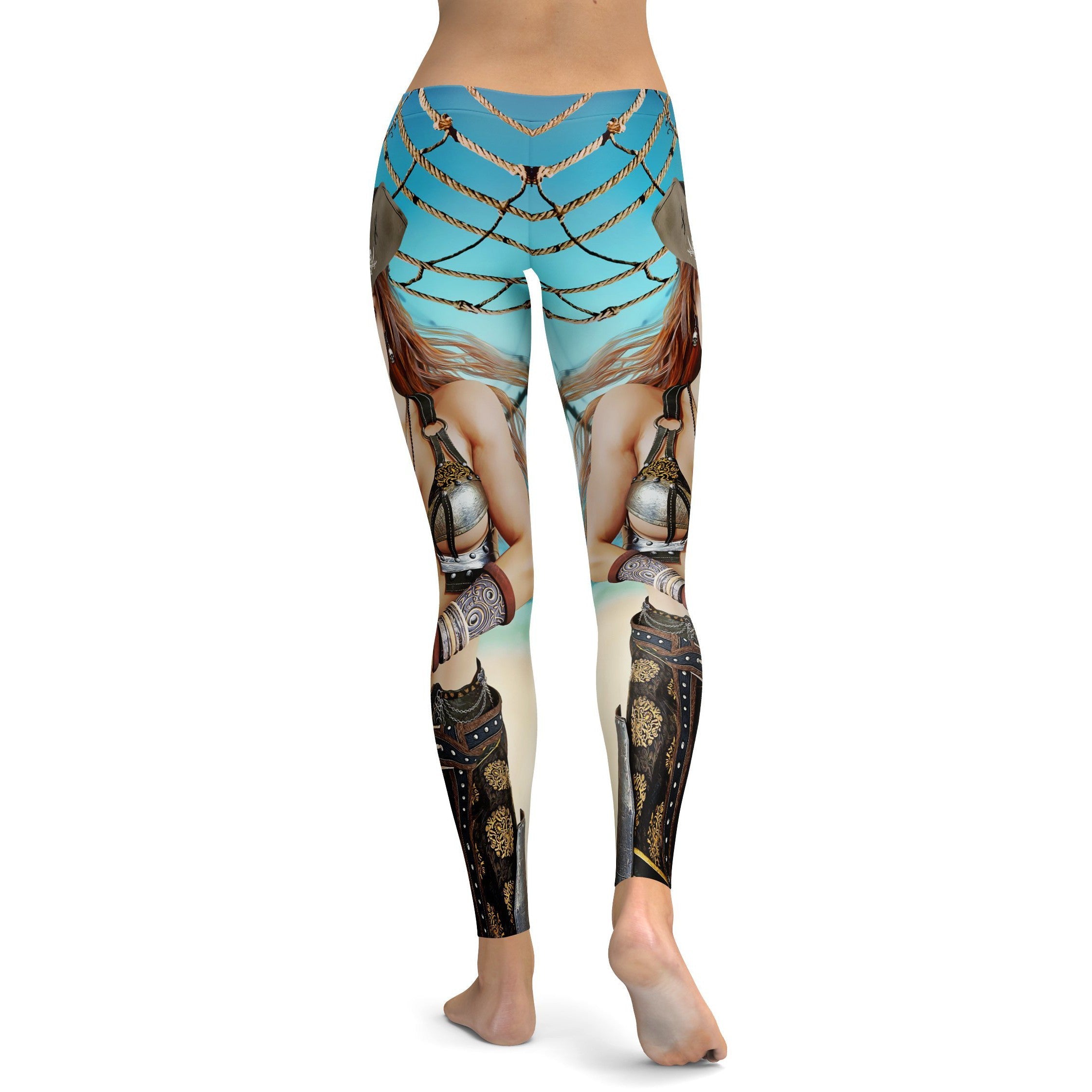 Female Pirate Leggings - GearBunch Leggings / Yoga Pants