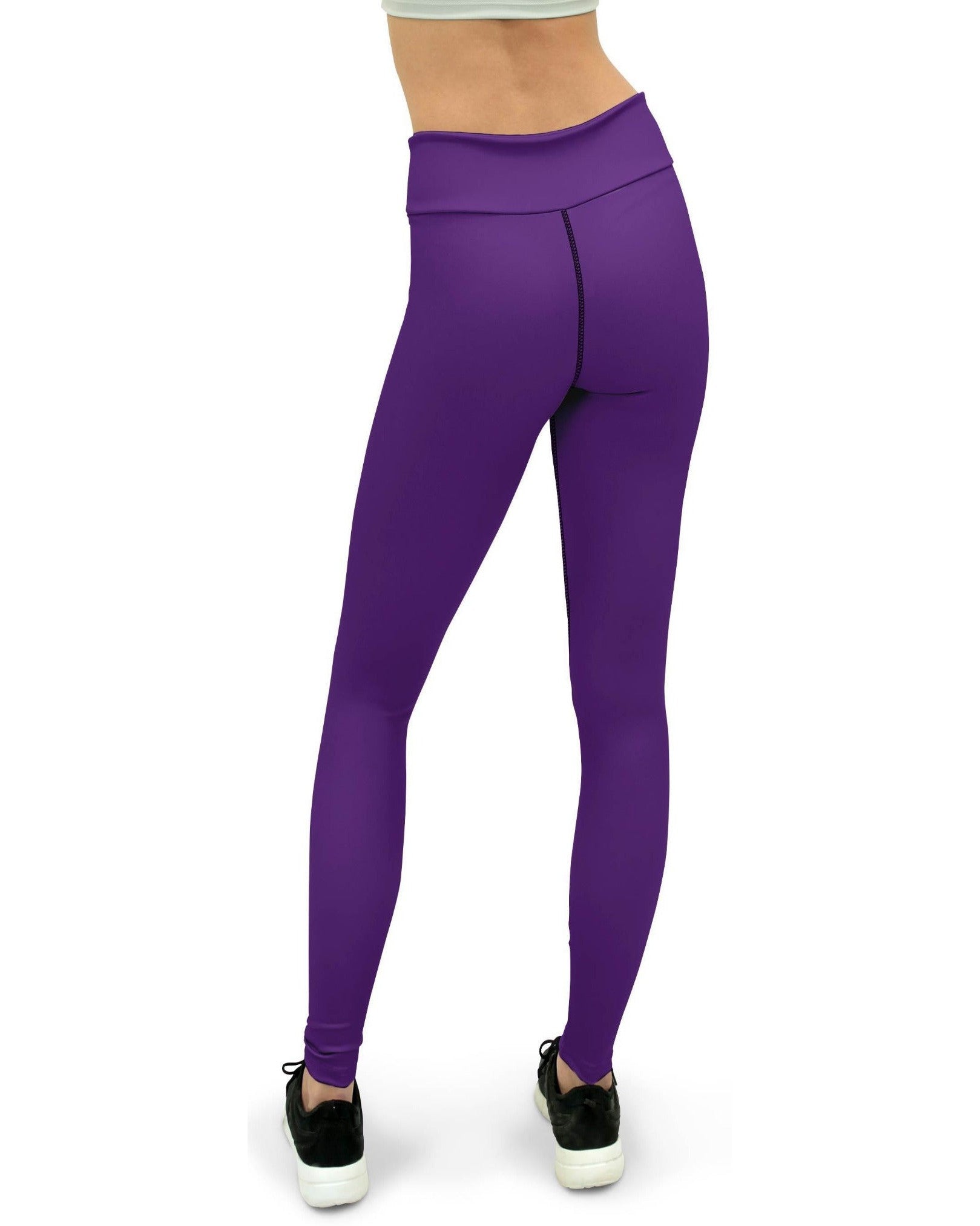 Gearbunch - Solid Deep Purple Yoga Pants