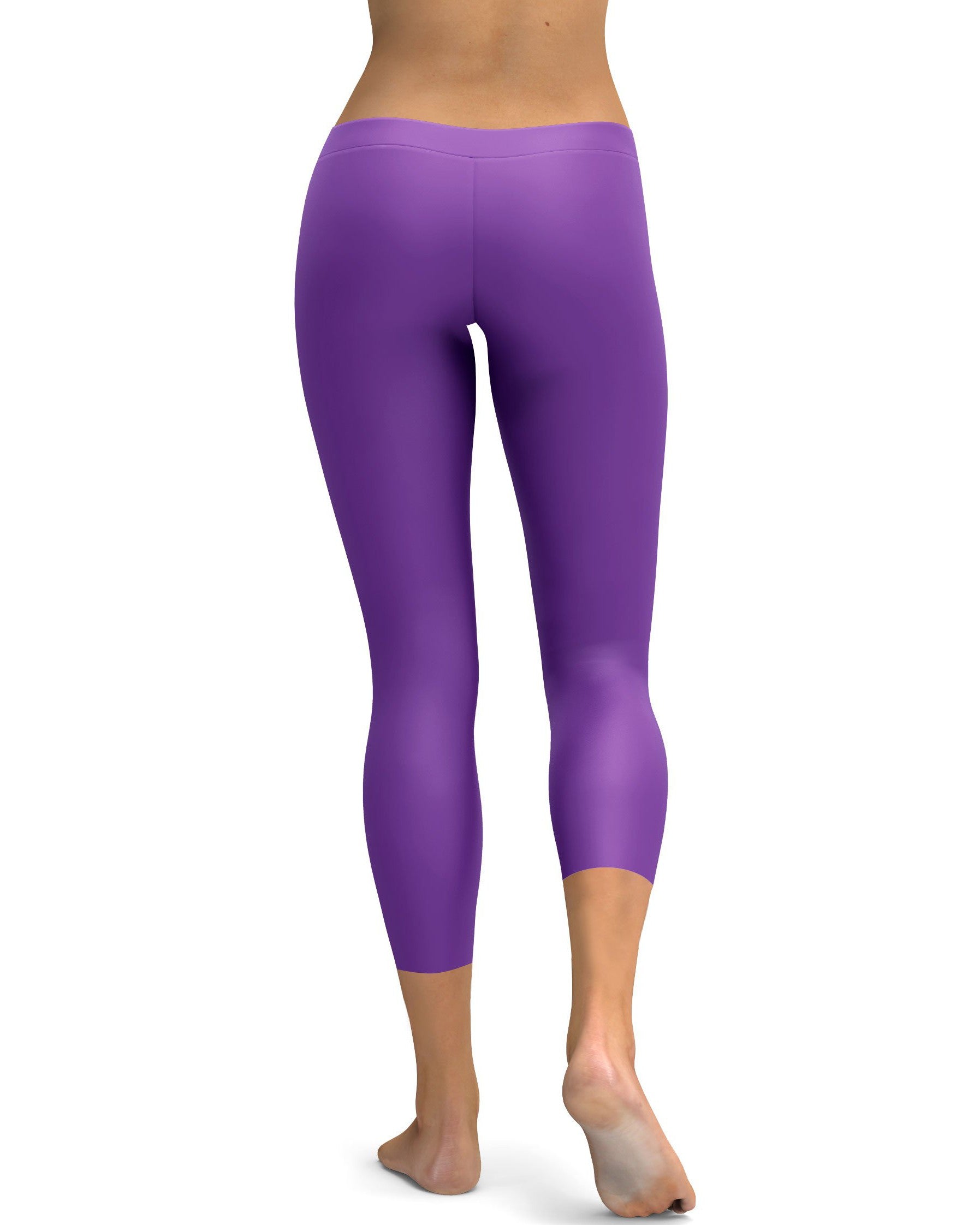 Solid Lavender Capris