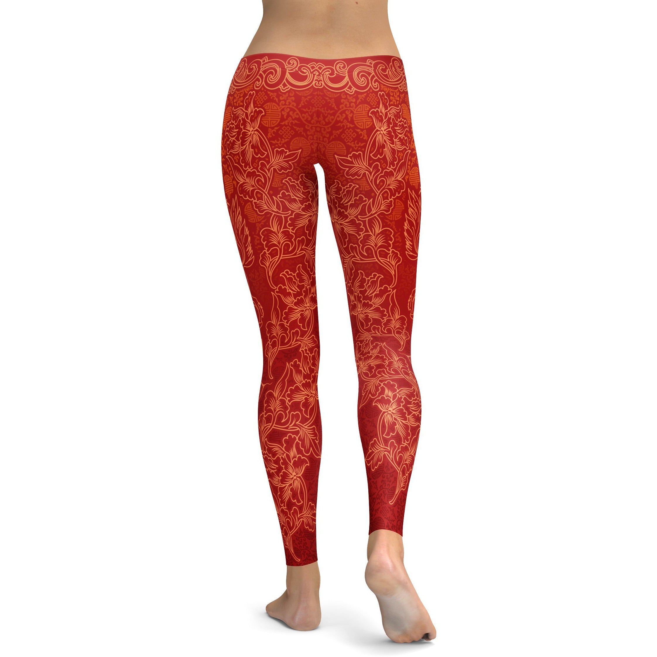 Chinese Zodiac Horse Leggings - GearBunch Leggings / Yoga Pants