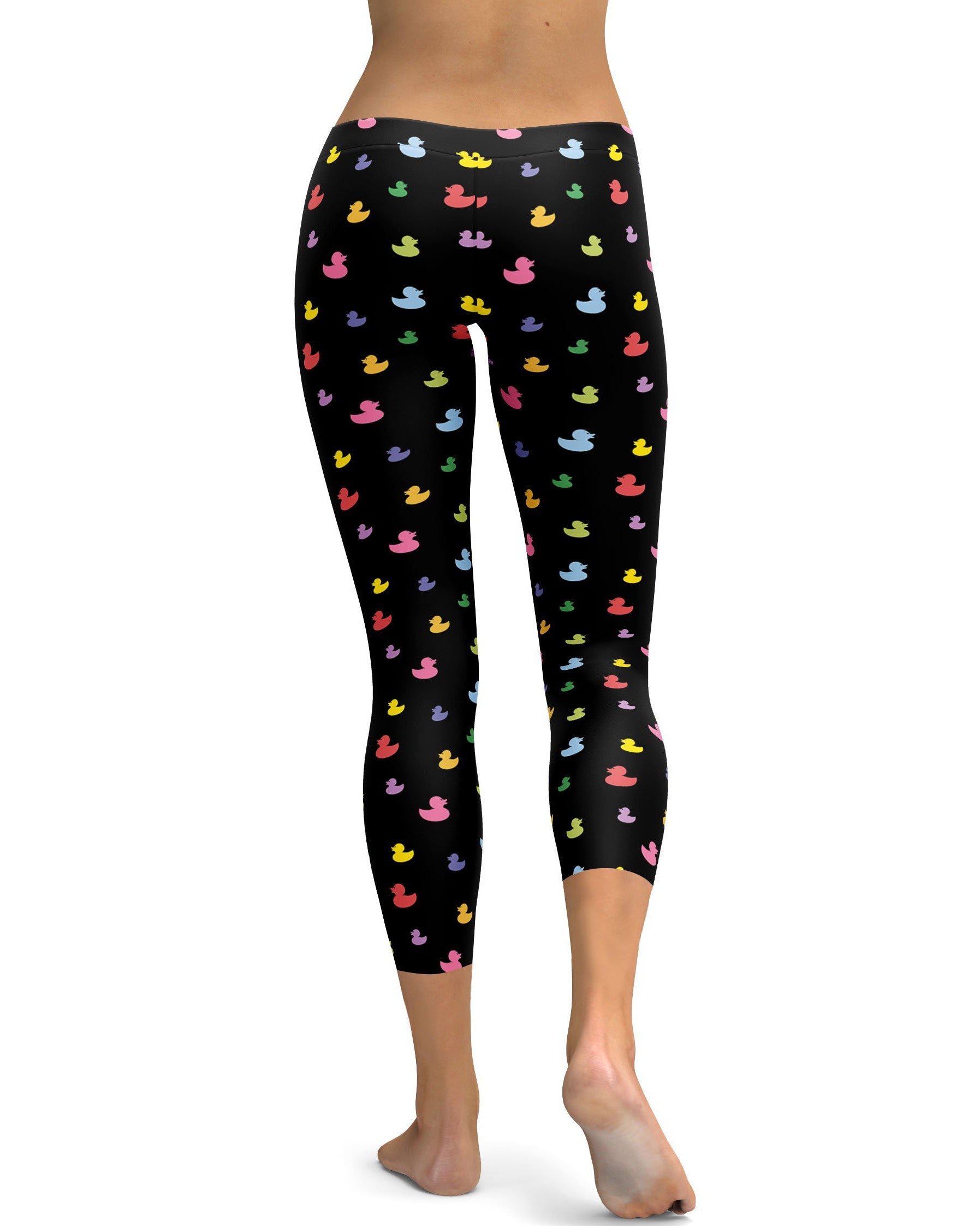 Colorful Rubber Ducks Capris